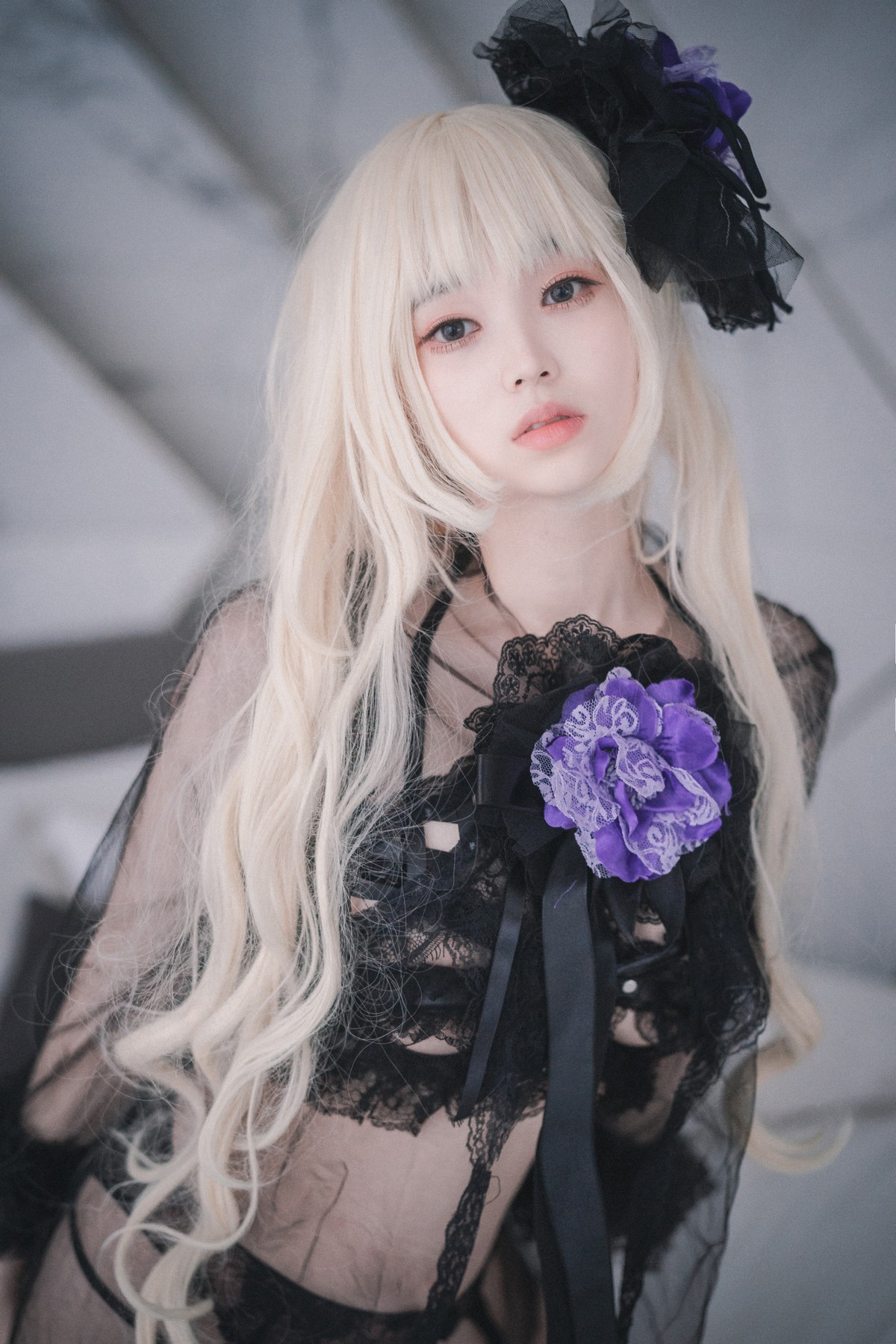 xgyw.top_[DJAWA]No.033_模特BamBi_Destiny Child主题蕾丝内衣配黑色蕾丝吊袜诱惑写真82P