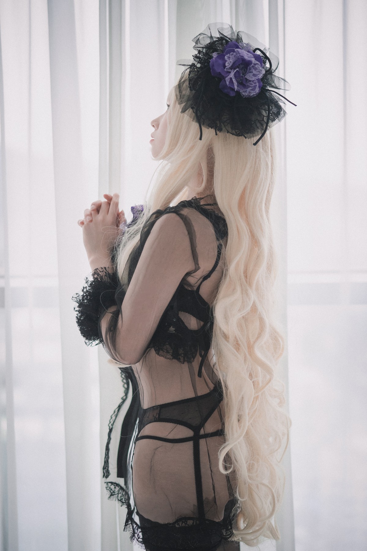 xgyw.top_[DJAWA]No.033_模特BamBi_Destiny Child主题蕾丝内衣配黑色蕾丝吊袜诱惑写真82P