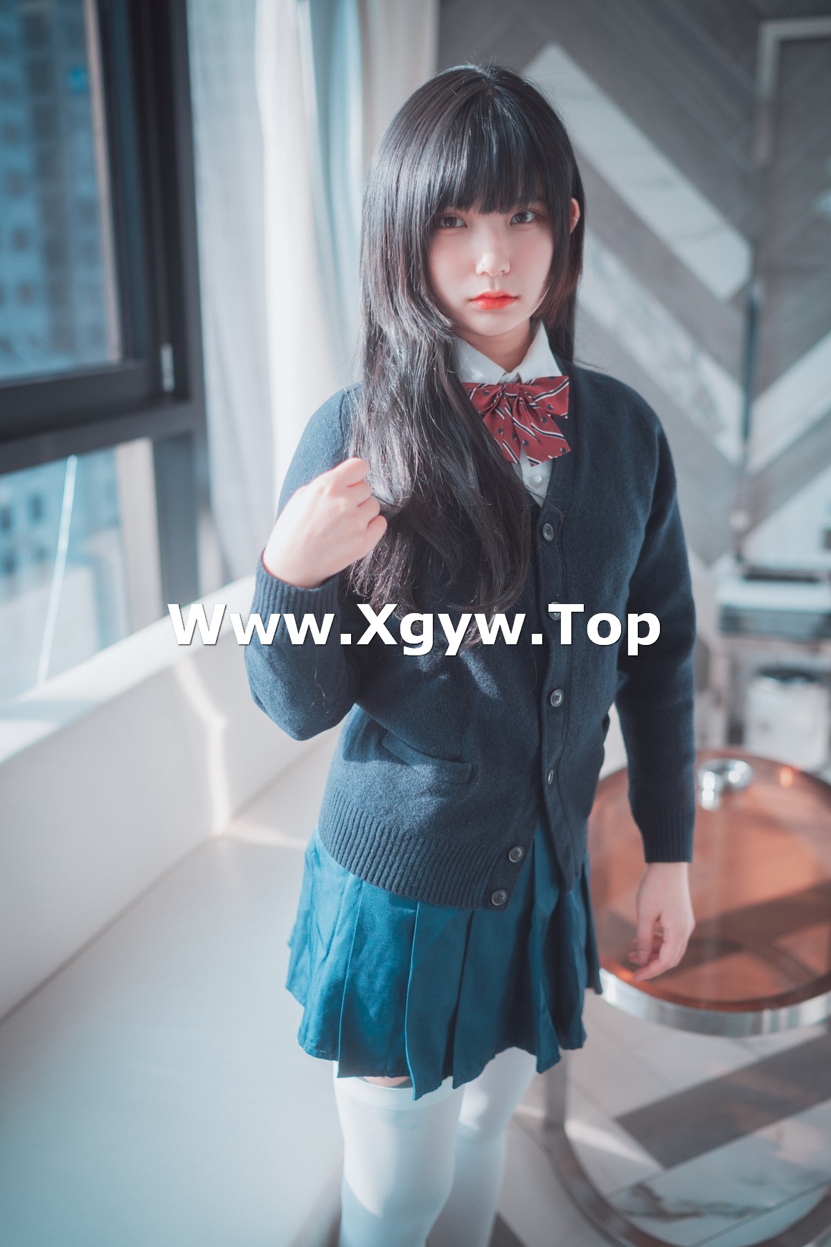 xgyw.top_[DJAWA]No.034_模特Hizzy_Self Satisfaction主题白色内裤配白丝袜秀翘臀诱惑写真88P