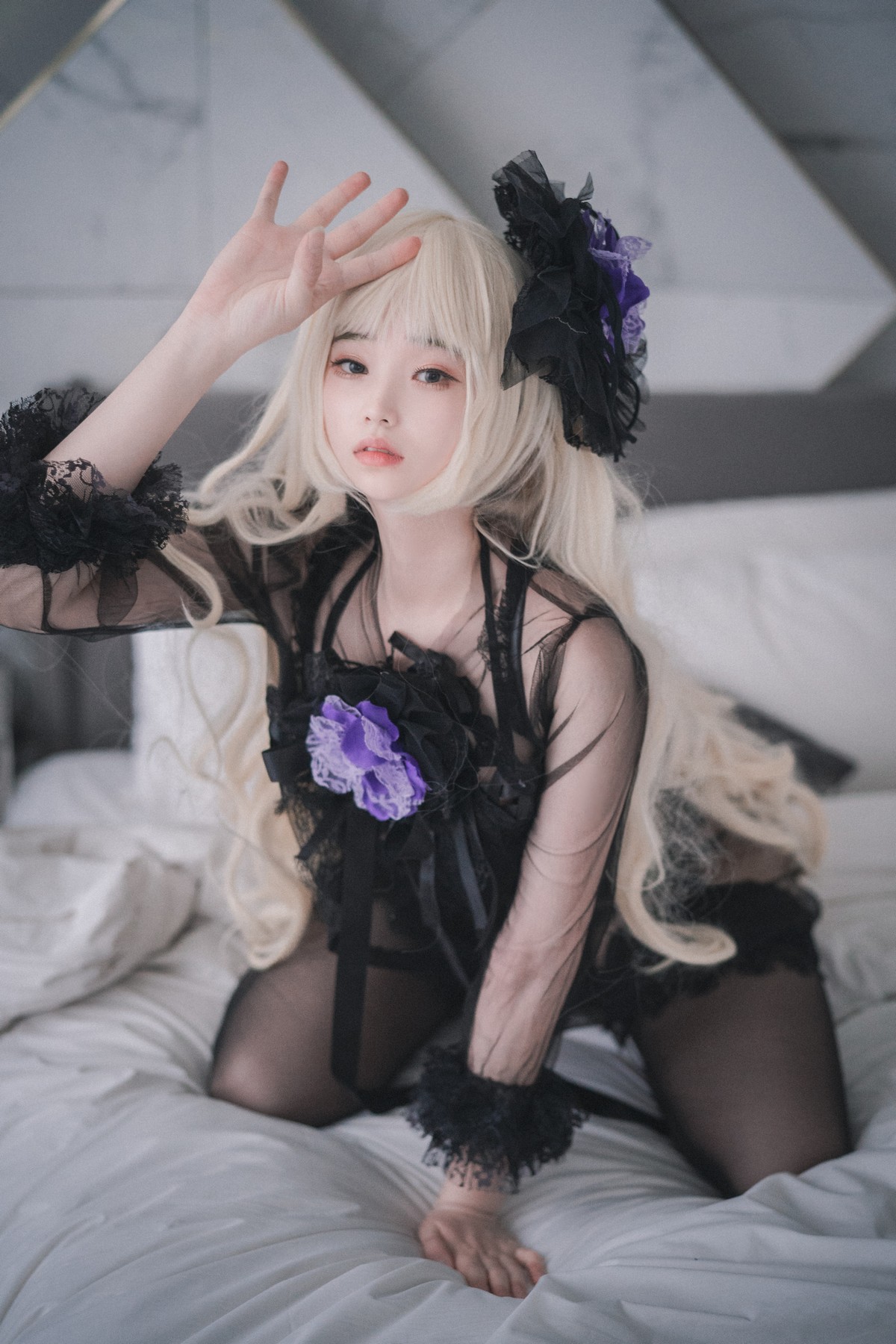 xgyw.top_[DJAWA]No.033_模特BamBi_Destiny Child主题蕾丝内衣配黑色蕾丝吊袜诱惑写真82P