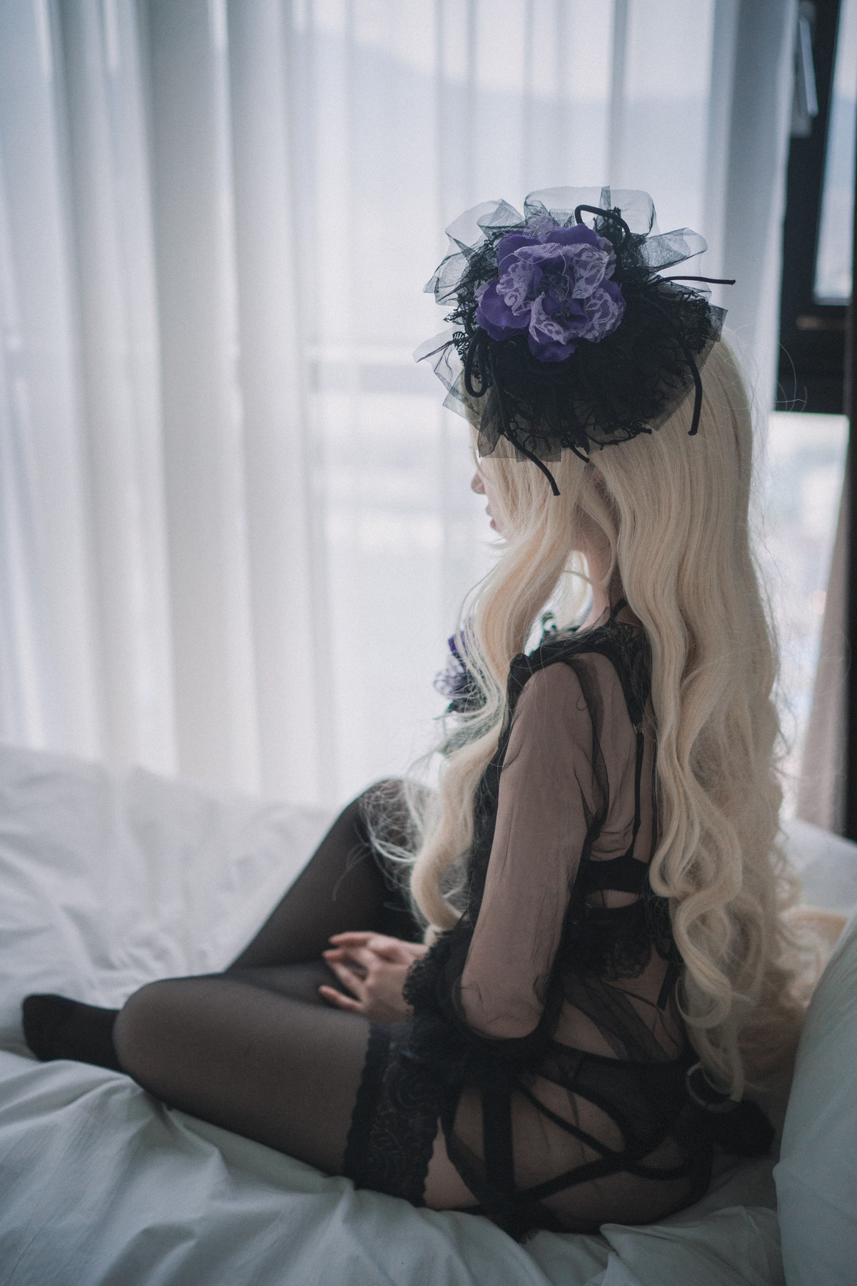 xgyw.top_[DJAWA]No.033_模特BamBi_Destiny Child主题蕾丝内衣配黑色蕾丝吊袜诱惑写真82P