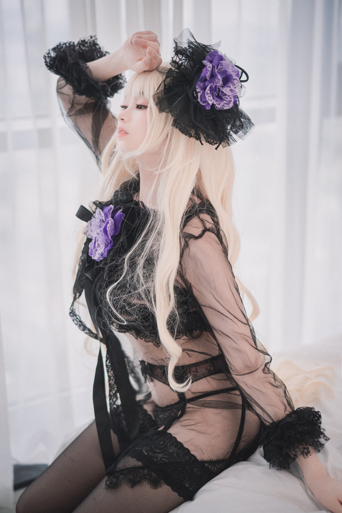 xgyw.top_[DJAWA]No.033_模特BamBi_Destiny Child主题蕾丝内衣配黑色蕾丝吊袜诱惑写真82P