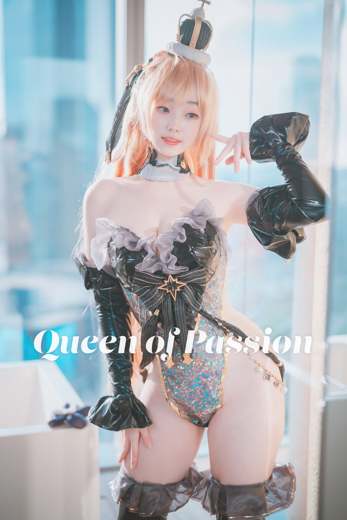 xgyw.top_[DJAWA]No.032_模特BamBi_Queen of Passion主题低胸服饰配丁字裤惹火诱惑写真90P