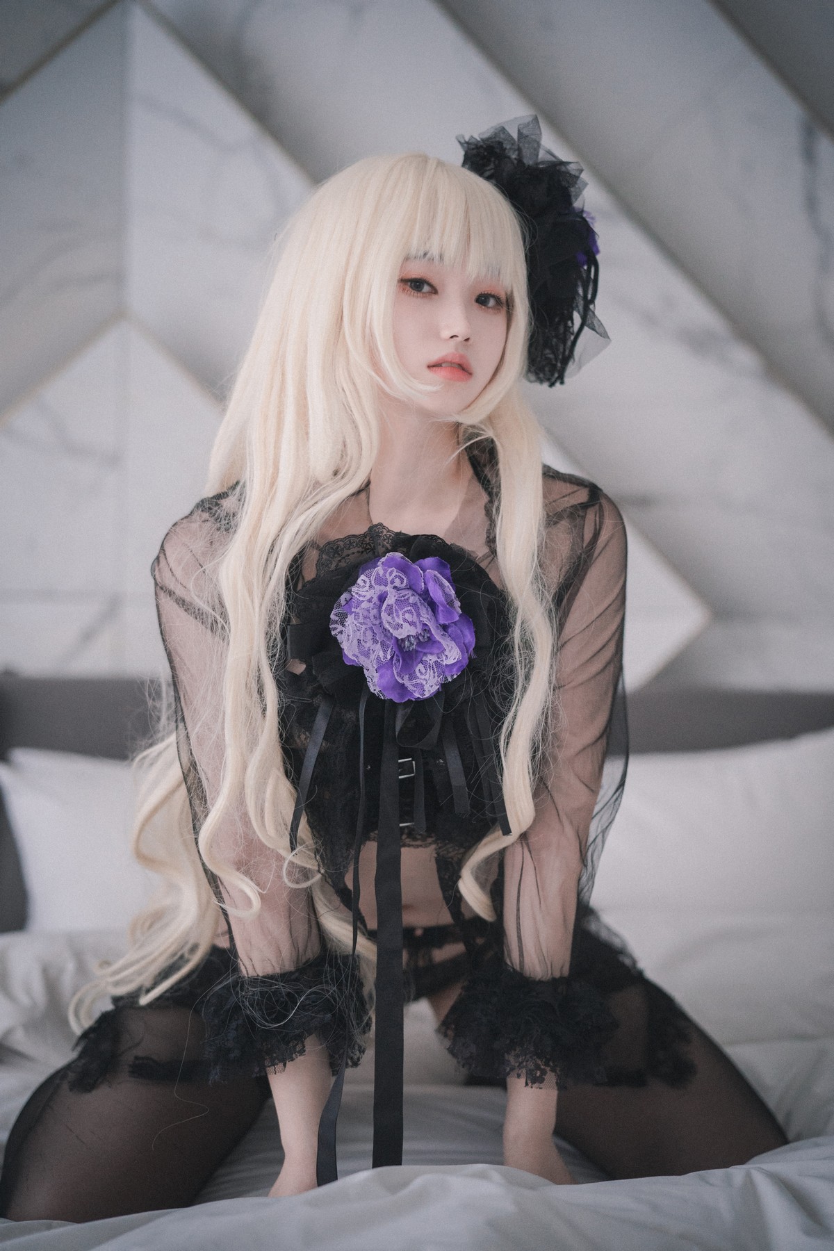 xgyw.top_[DJAWA]No.033_模特BamBi_Destiny Child主题蕾丝内衣配黑色蕾丝吊袜诱惑写真82P