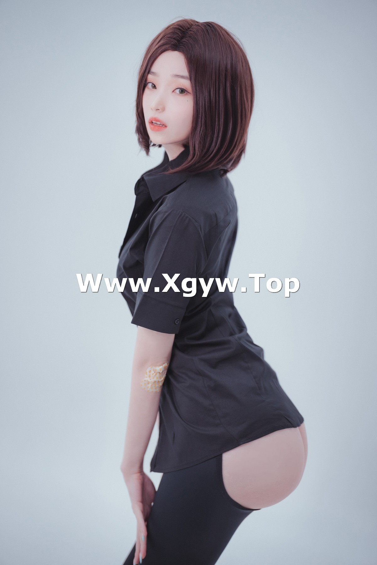 xgyw.top_[DJAWA]No.045_模特BamBi_Hi Sam!主题半脱性感黑色服饰露三点式内衣诱惑写真176P