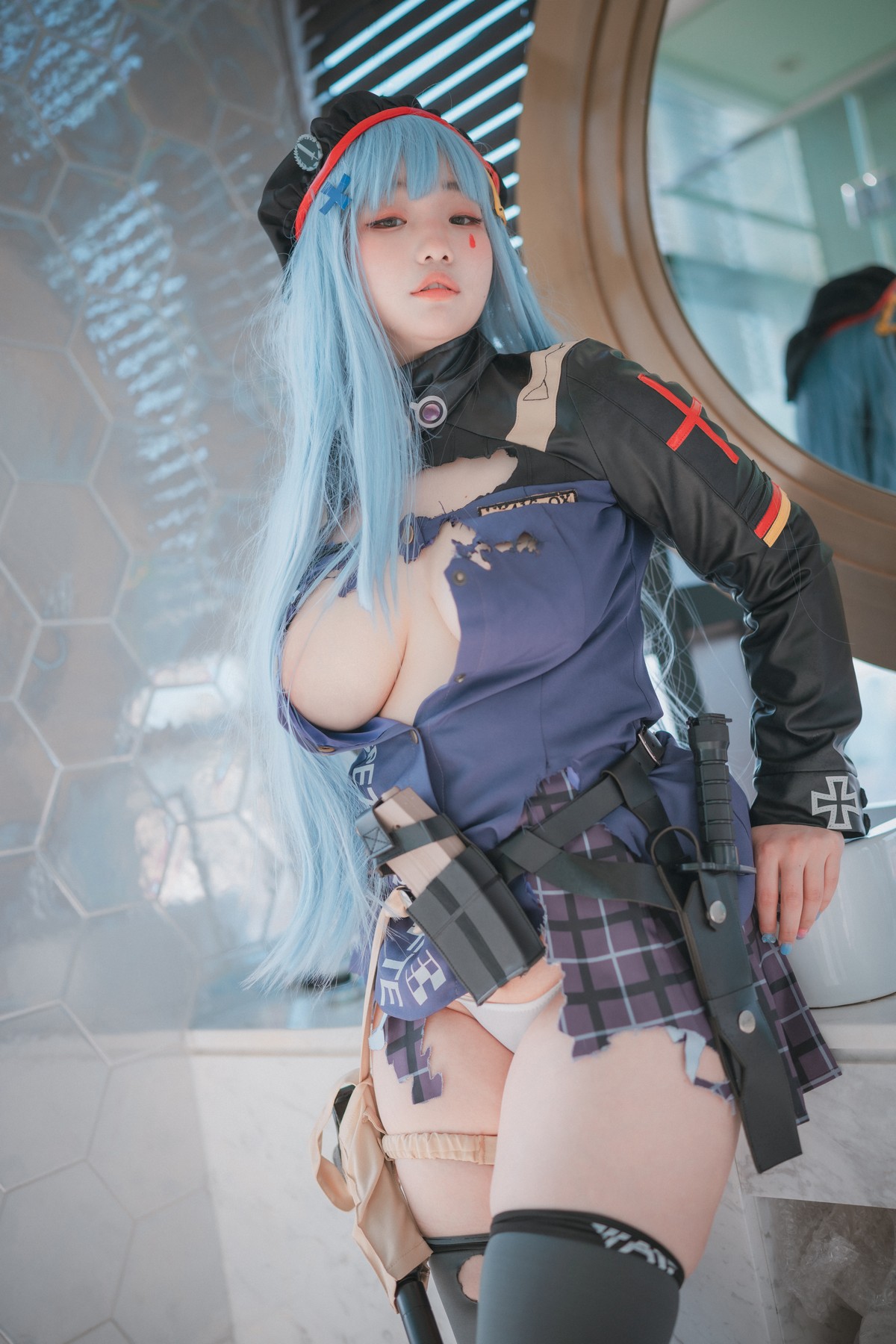 xgyw.top_[DJAWA]No.043_模特Mimmi_Girls Frontline主题短裙下性感丁字裤秀翘臀诱惑写真244P