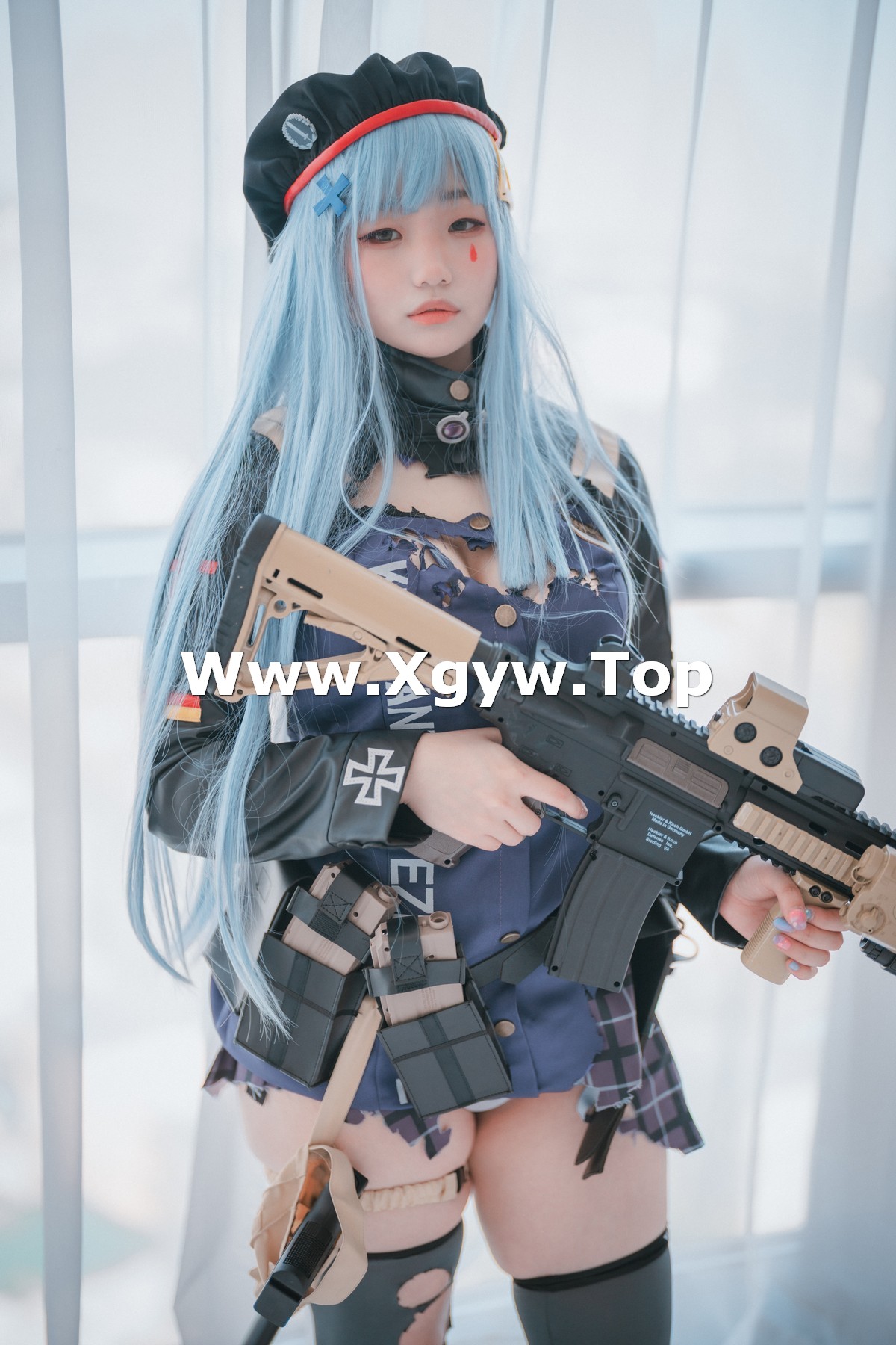 xgyw.top_[DJAWA]No.043_模特Mimmi_Girls Frontline主题短裙下性感丁字裤秀翘臀诱惑写真244P