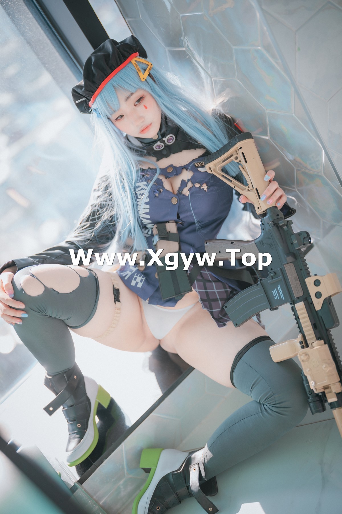 xgyw.top_[DJAWA]No.043_模特Mimmi_Girls Frontline主题短裙下性感丁字裤秀翘臀诱惑写真244P