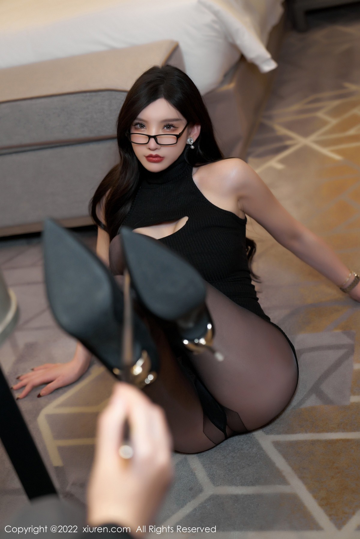 xgyw.top_XiuRen第5009期_女神周于希Sally私人教师主题超薄无内黑丝裤袜极致诱惑写真73P