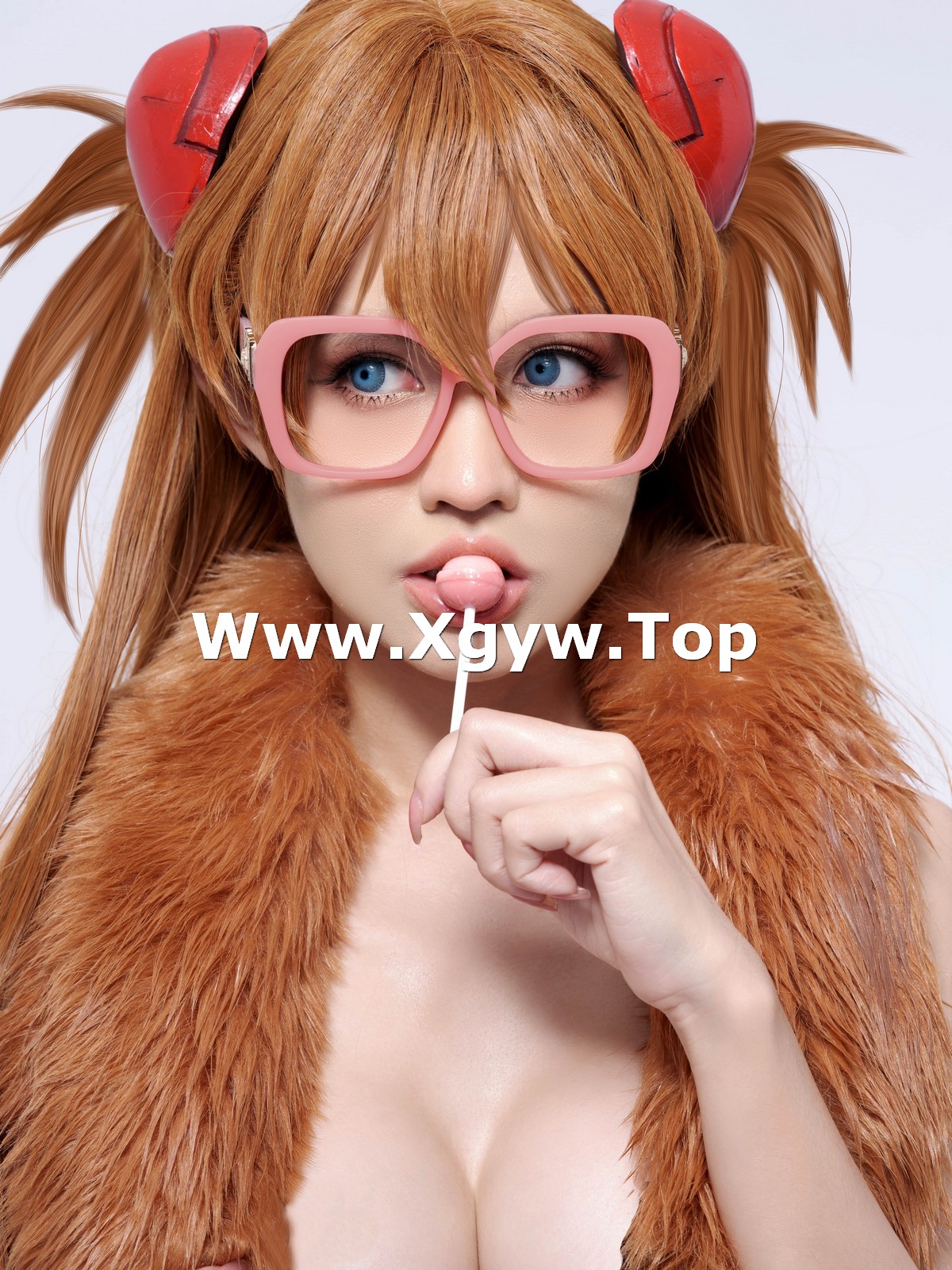 xgyw.top_网络美女PingPing-NGE Asuka主题私房半脱露傲人豪乳胶带遮点极致诱惑写真58P