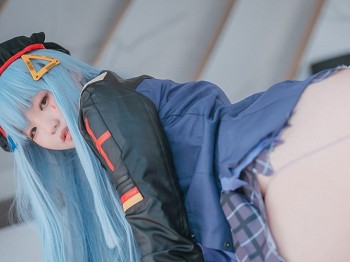 [DJAWA]No.043_车模Mimmi_Girls' Frontline主题短裙下性感丁字裤秀蜜桃臀骚扰写真244P