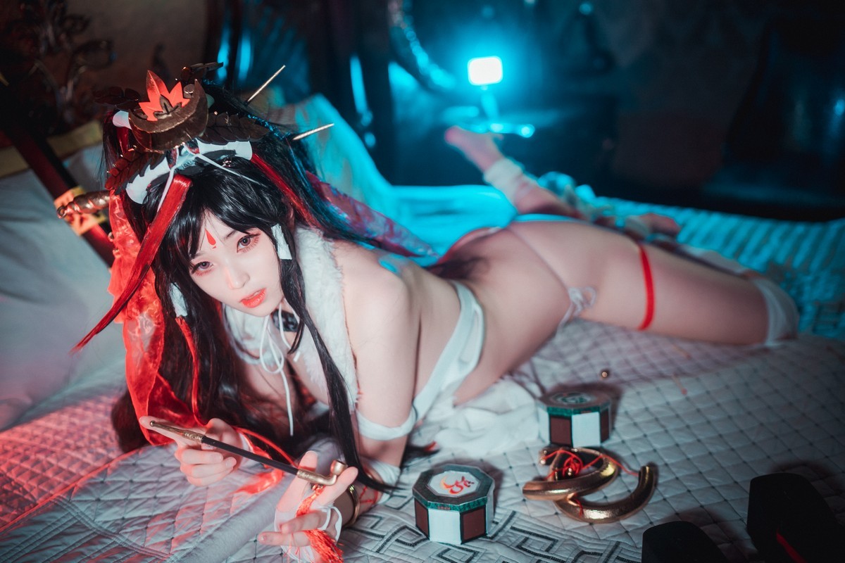 xgyw.top_[DJAWA]No.046_BamBi_Kalaratri The Shadow of the Goddess主题白色内衣诱惑写真70P