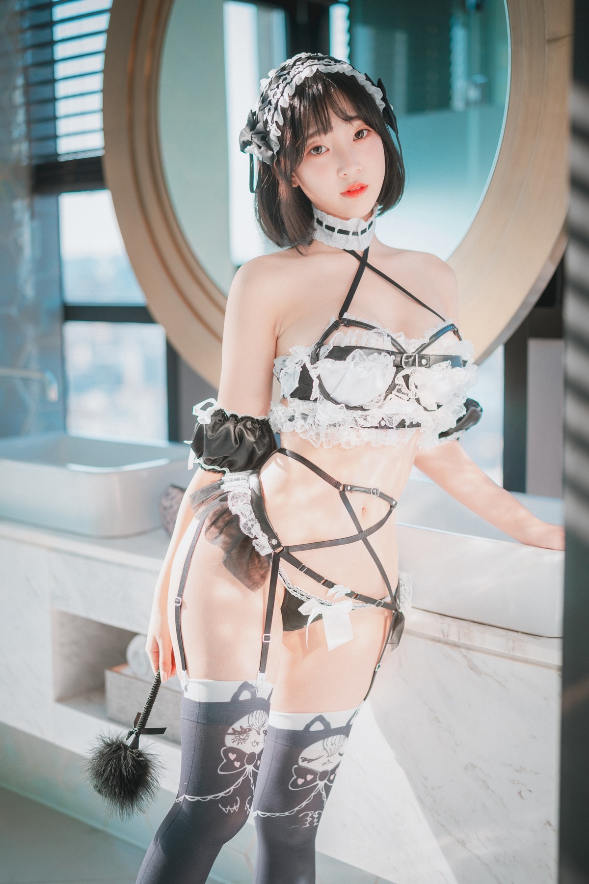 xgyw.top_[DJAWA]No.047_Kang Inkyung_Maid in Lace Limitation主题浴室情趣女仆诱惑写真50P