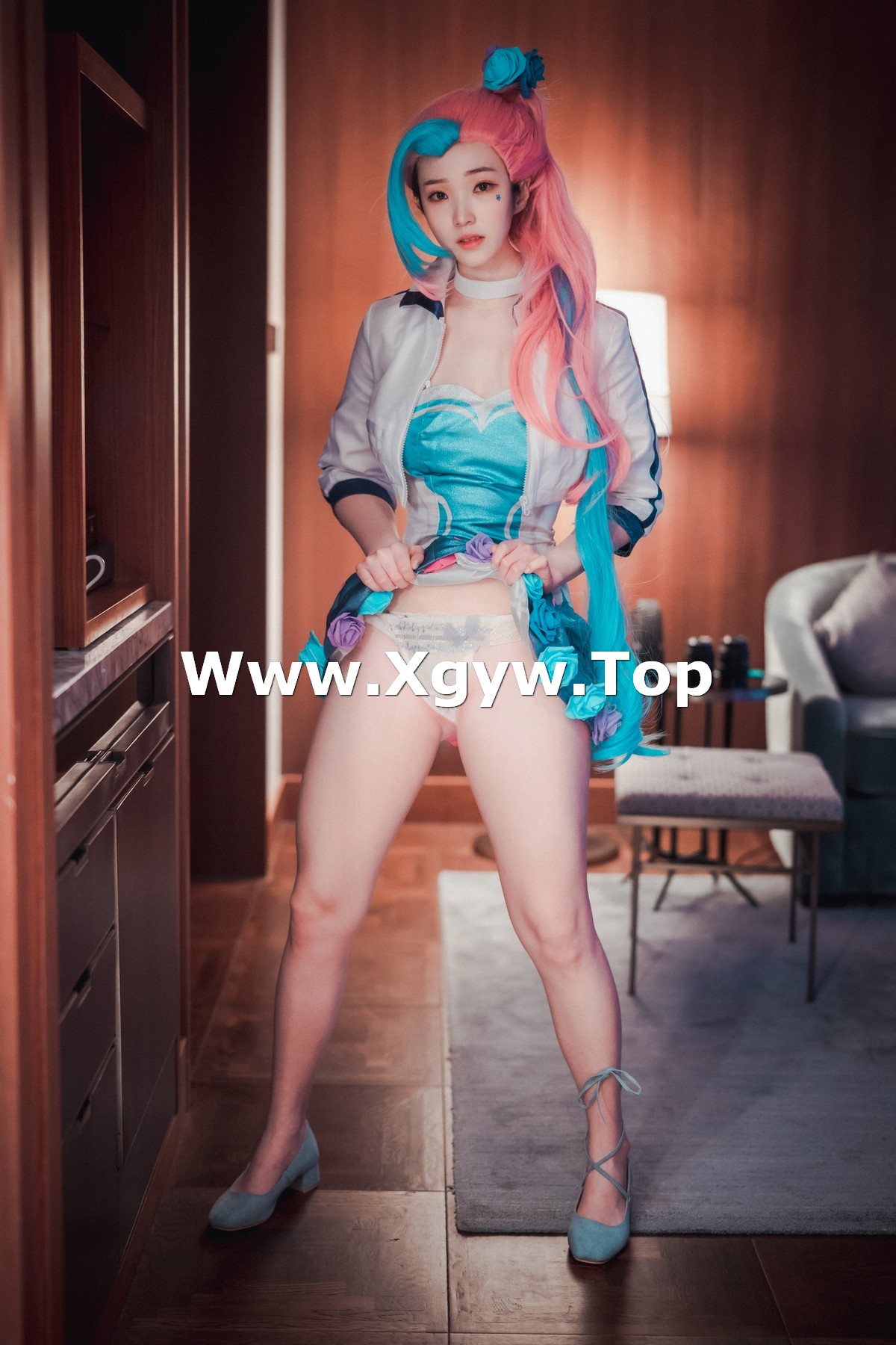 xgyw.top_[DJAWA]No.049_模特BamBi_Seraphine The Starry-Eyed Songstress主题性感写真156P