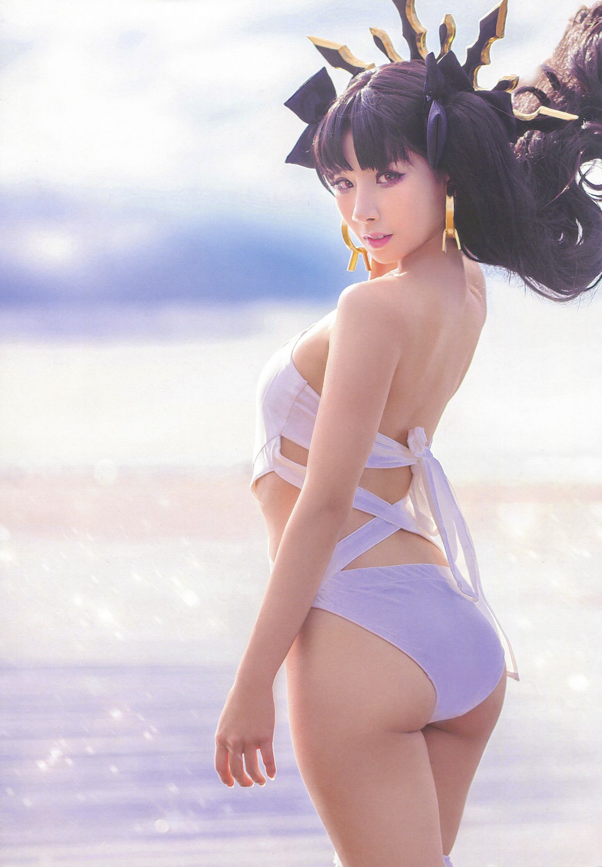 xgyw.top_Coser美女雨波_HaneAme伊斯塔主题美女战神装扮性感服饰秀完美身材诱惑写真78P