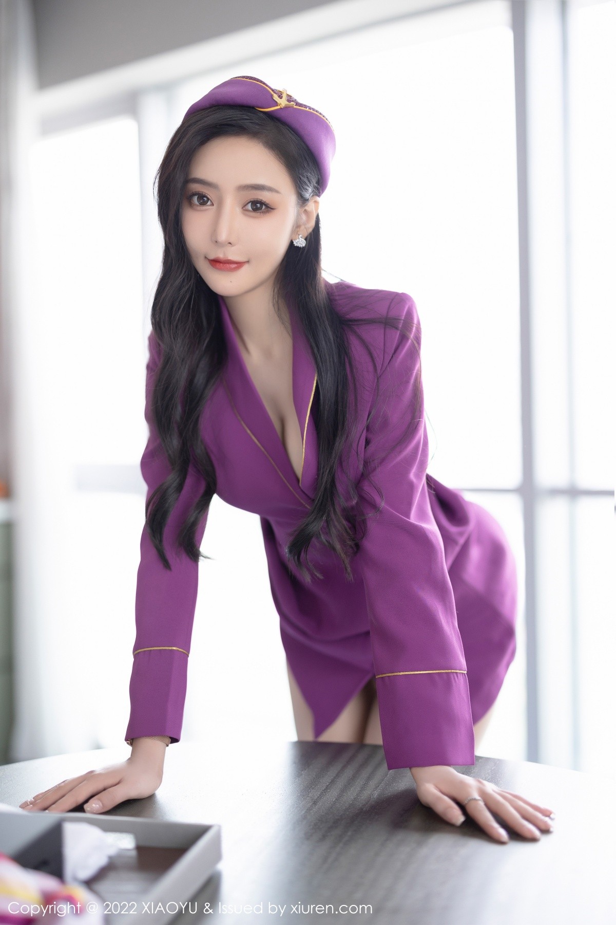 xgyw.top_[XiaoYu画语界]Vol.781_女神王馨瑶yanni角色扮演紫色套装露性感内衣原色丝袜诱惑写真95P