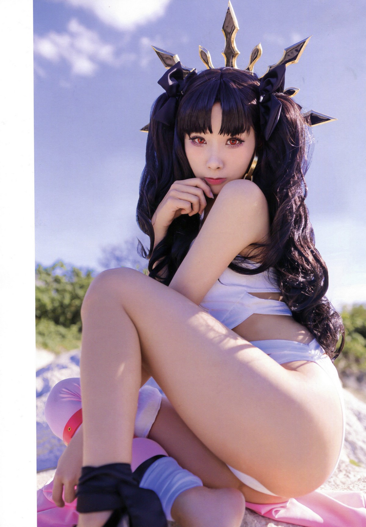 xgyw.top_Coser美女雨波_HaneAme伊斯塔主题美女战神装扮性感服饰秀完美身材诱惑写真78P