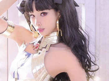 Coser青春美女雨波_HaneAme伊斯塔主题青春美女战神装扮性感服饰秀完美身材骚扰写真78P