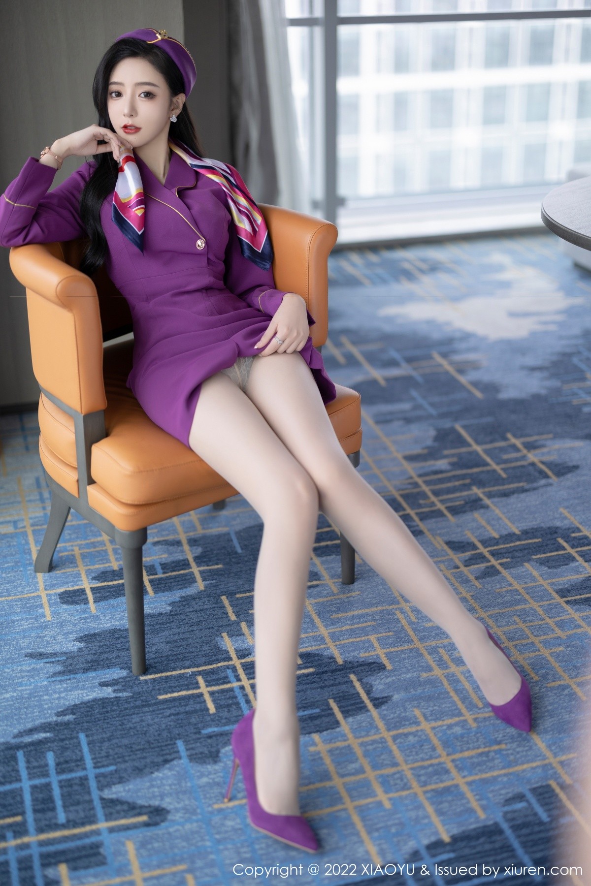 xgyw.top_[XiaoYu画语界]Vol.781_女神王馨瑶yanni角色扮演紫色套装露性感内衣原色丝袜诱惑写真95P