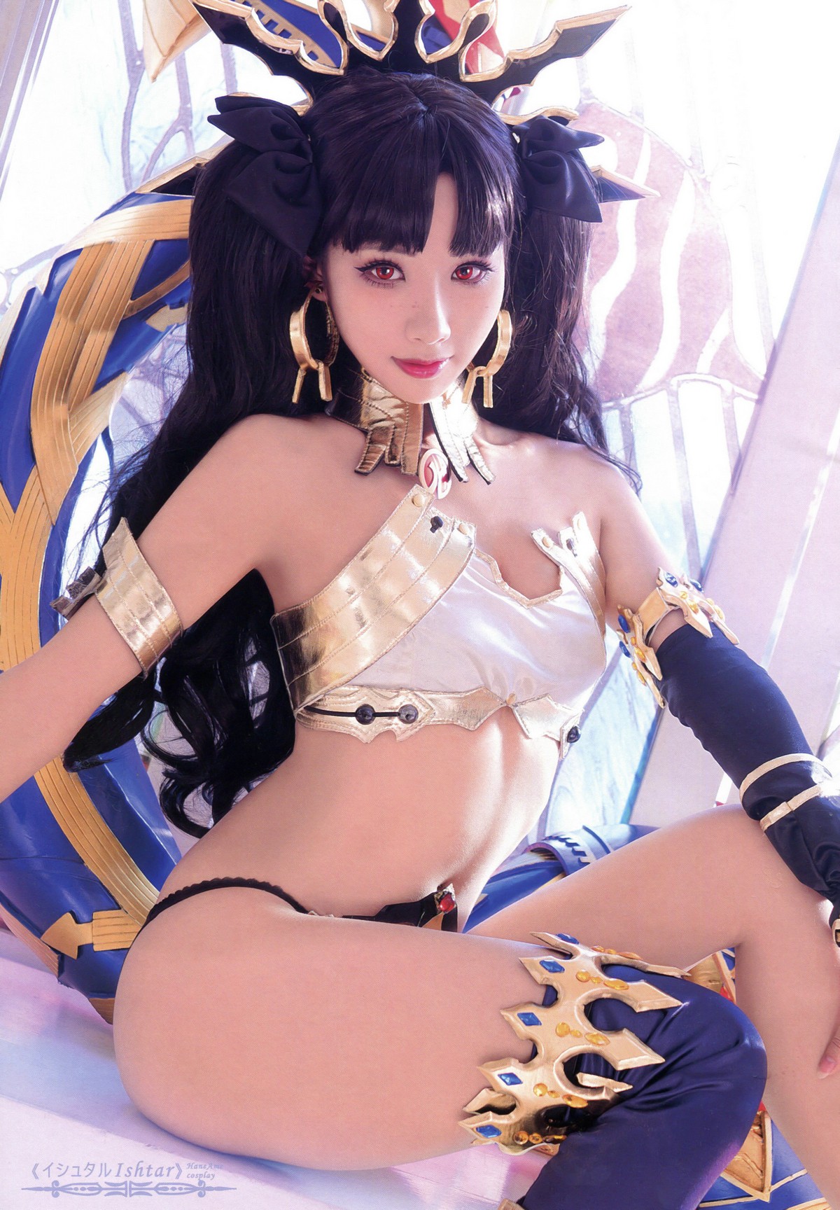 xgyw.top_Coser美女雨波_HaneAme伊斯塔主题美女战神装扮性感服饰秀完美身材诱惑写真78P