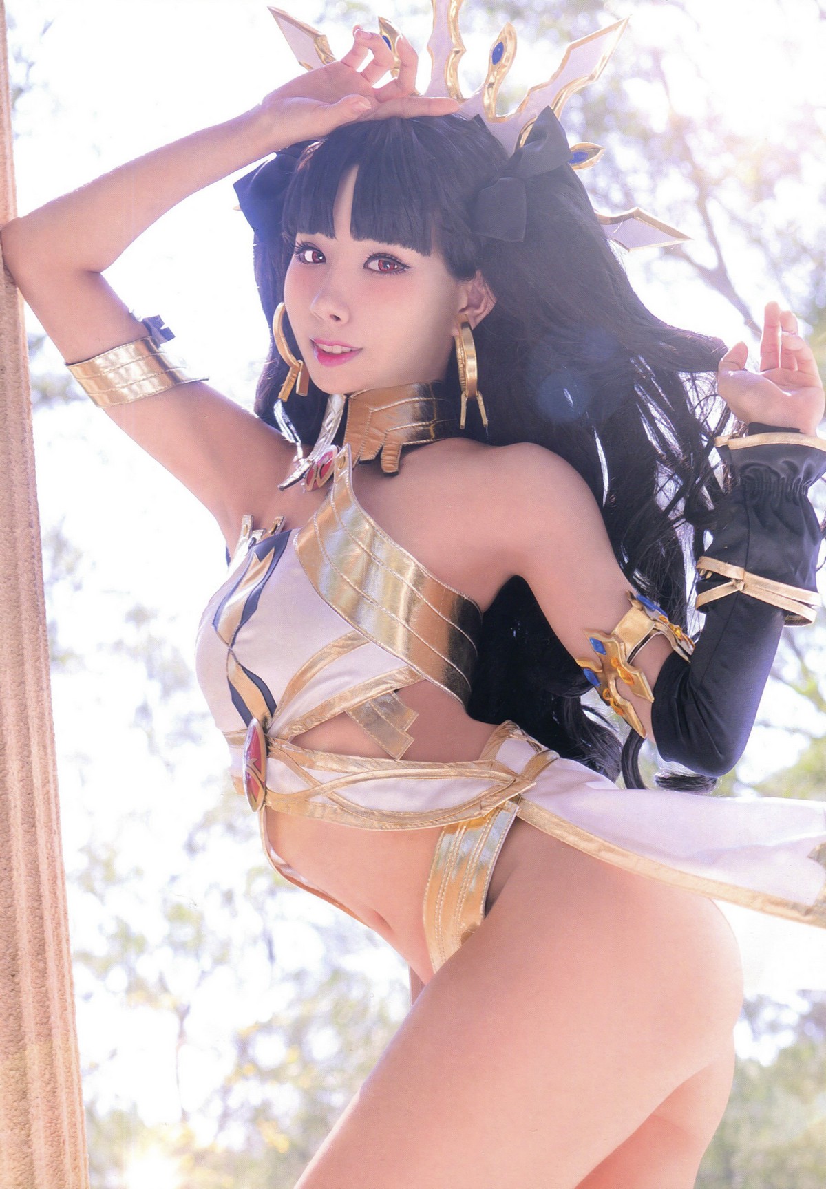 xgyw.top_Coser美女雨波_HaneAme伊斯塔主题美女战神装扮性感服饰秀完美身材诱惑写真78P