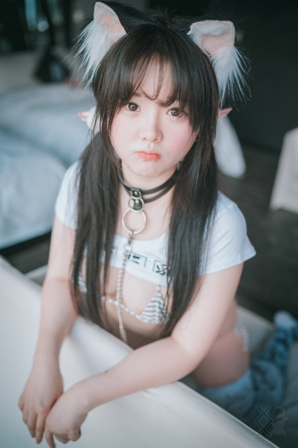 xgyw.top_[DJAWA]No.052_模特Aya_Tamed Wolfgirl主题私房性感三点式内衣秀豪乳诱惑写真50P