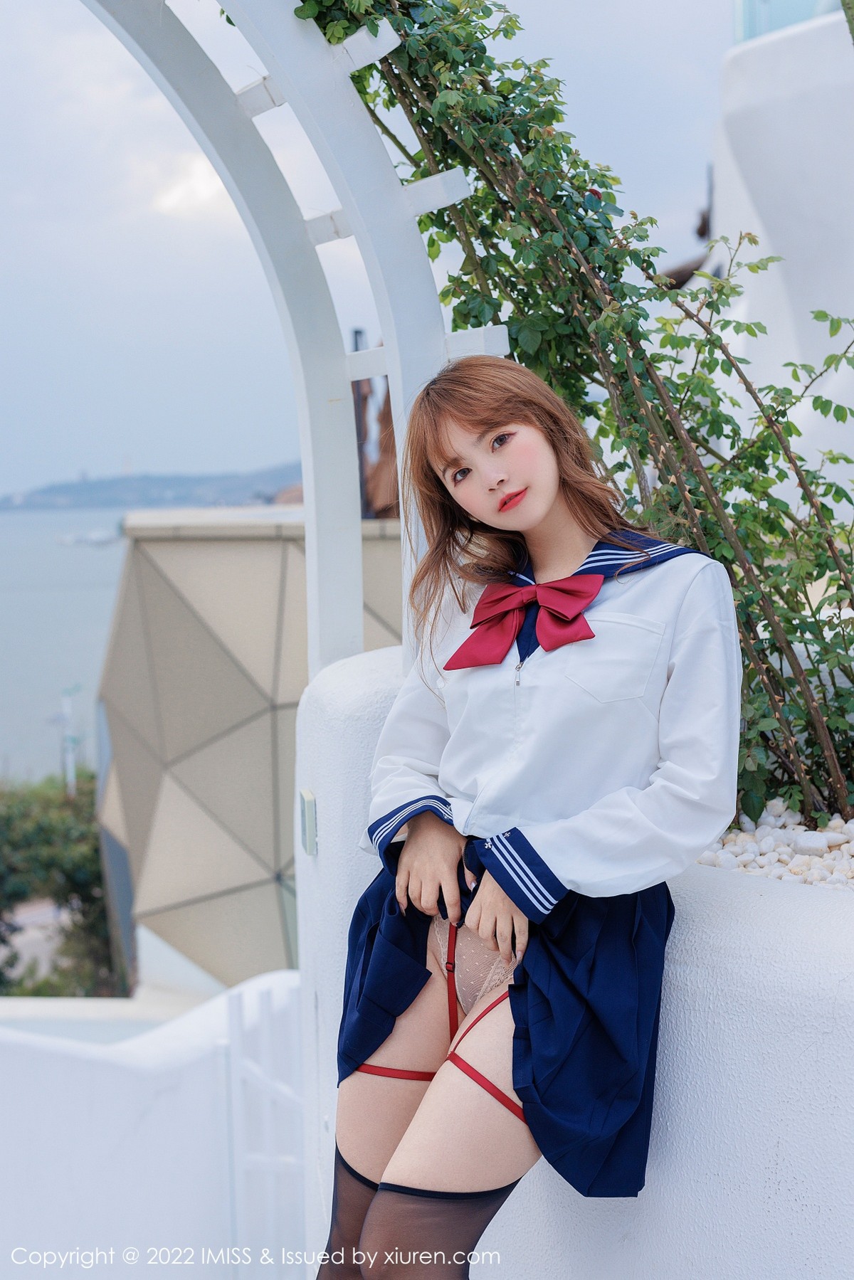 xgyw.top_[IMISS爱蜜社]Vol.683_模特张思允Nice云南心愿旅拍半脱露白色蕾丝内衣完美诱惑写真59P