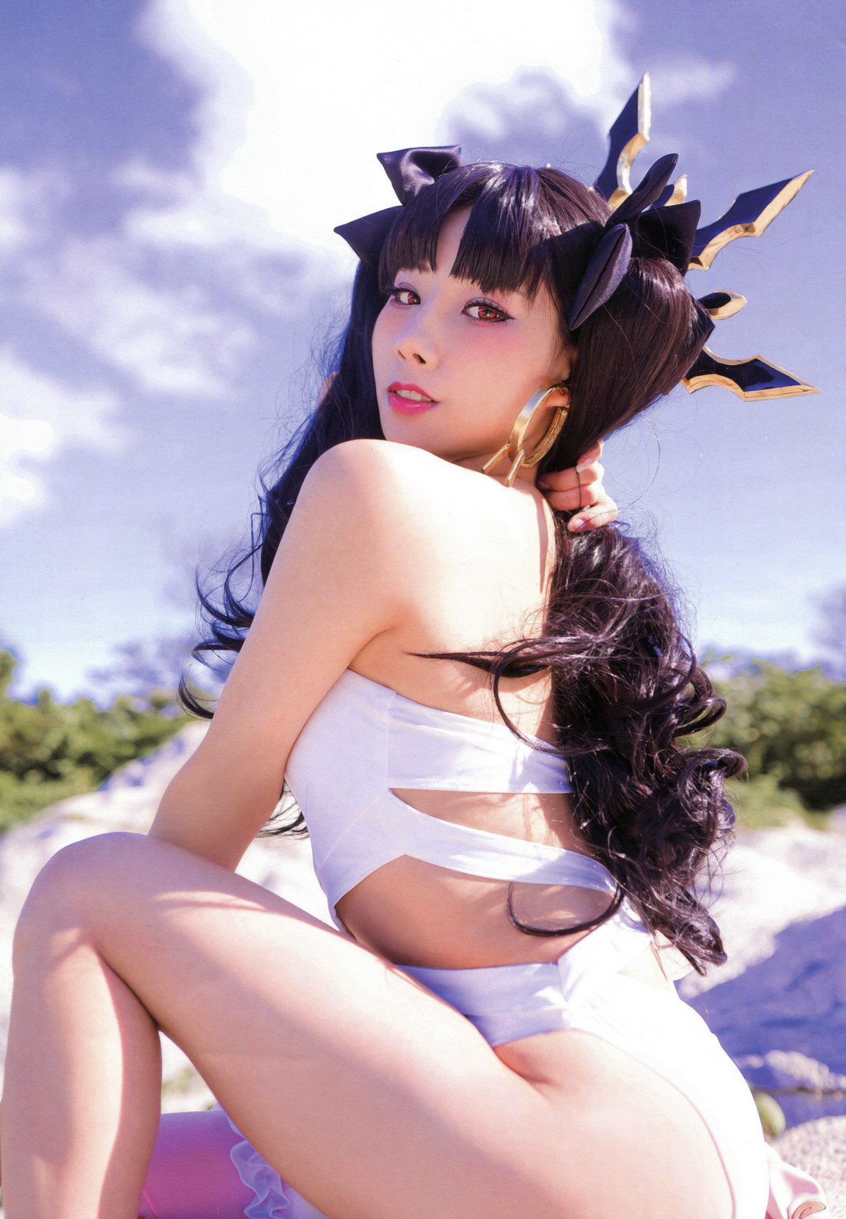 xgyw.top_Coser美女雨波_HaneAme伊斯塔主题美女战神装扮性感服饰秀完美身材诱惑写真78P