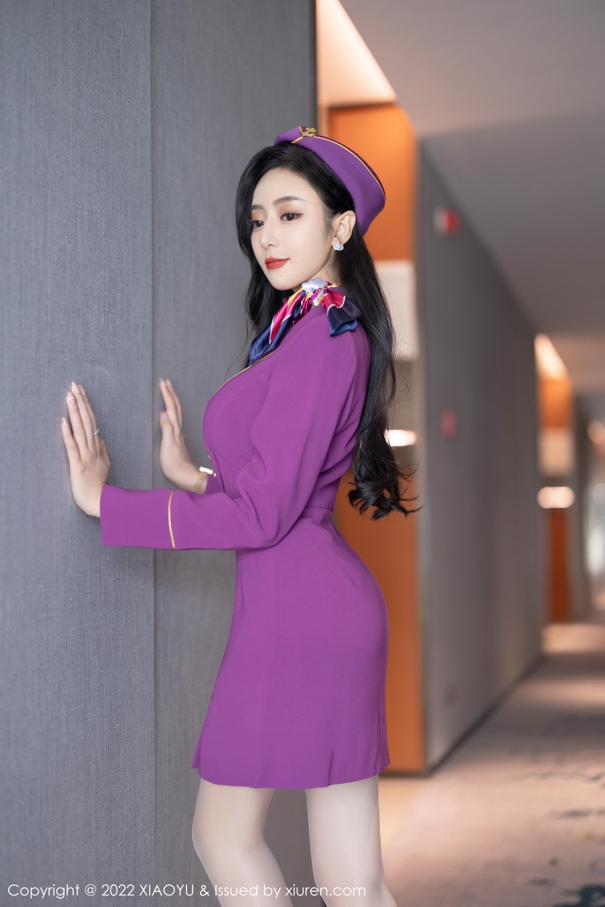 xgyw.top_[XiaoYu画语界]Vol.781_女神王馨瑶yanni角色扮演紫色套装露性感内衣原色丝袜诱惑写真95P