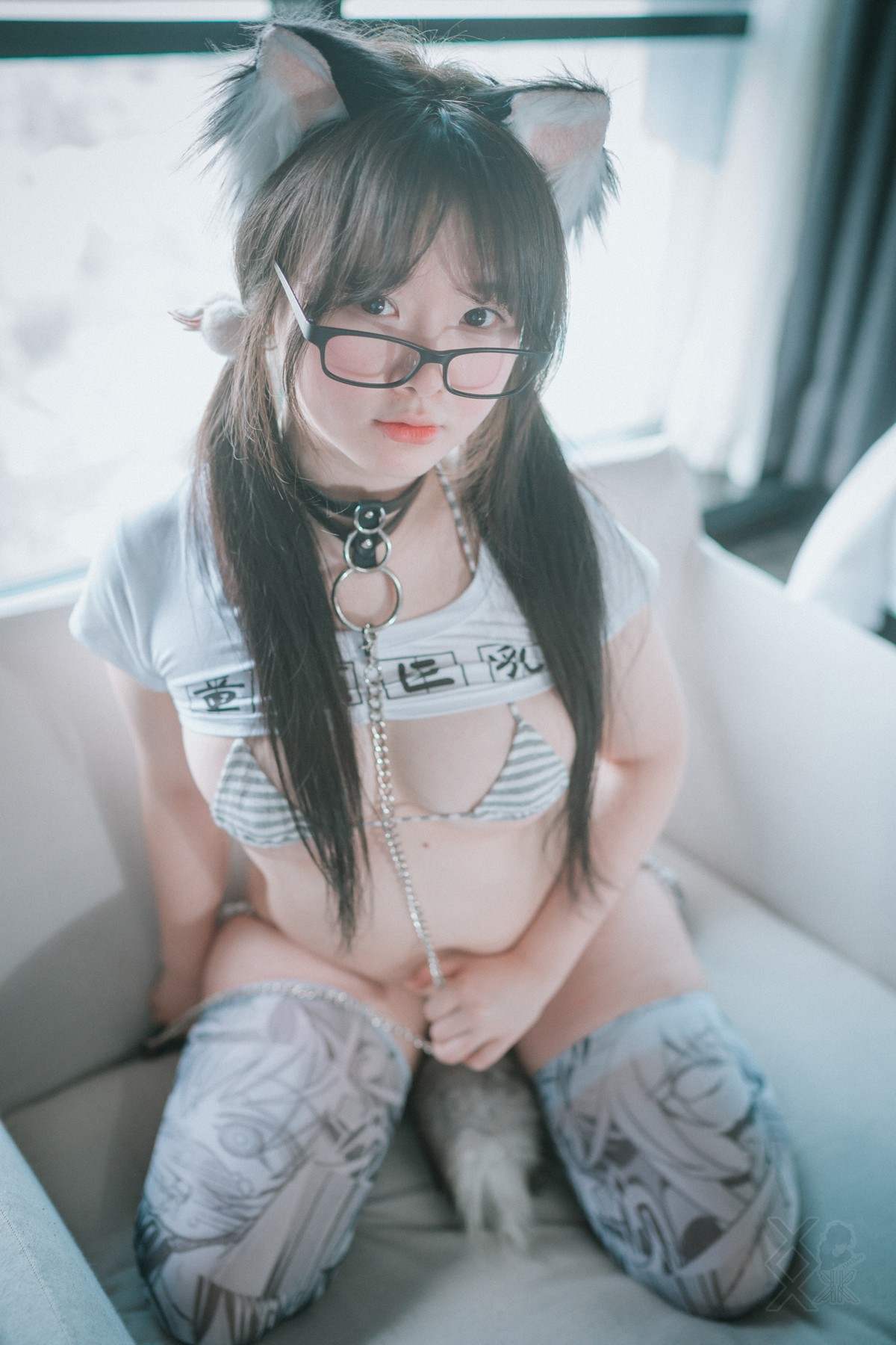 xgyw.top_[DJAWA]No.052_模特Aya_Tamed Wolfgirl主题私房性感三点式内衣秀豪乳诱惑写真50P