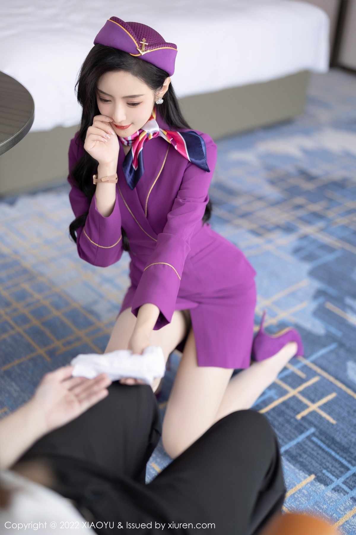 xgyw.top_[XiaoYu画语界]Vol.781_女神王馨瑶yanni角色扮演紫色套装露性感内衣原色丝袜诱惑写真95P
