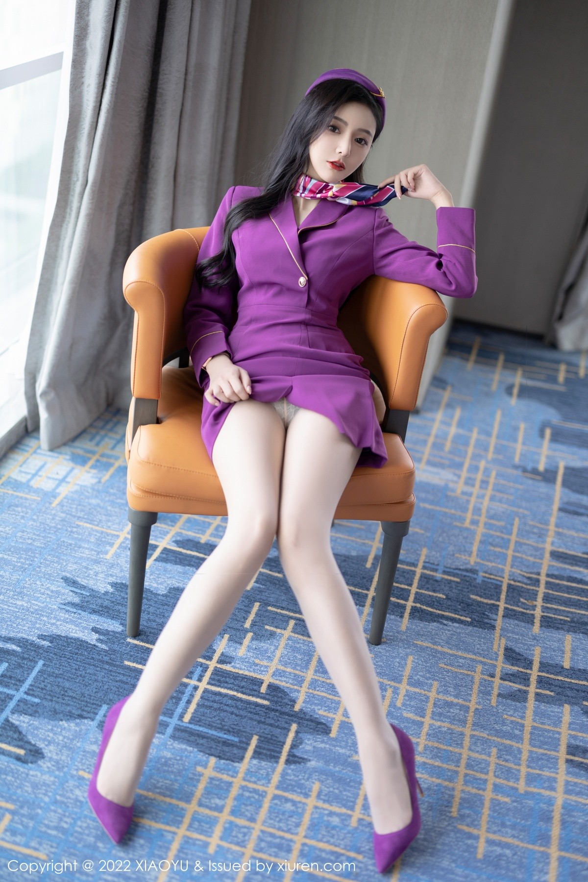 xgyw.top_[XiaoYu画语界]Vol.781_女神王馨瑶yanni角色扮演紫色套装露性感内衣原色丝袜诱惑写真95P