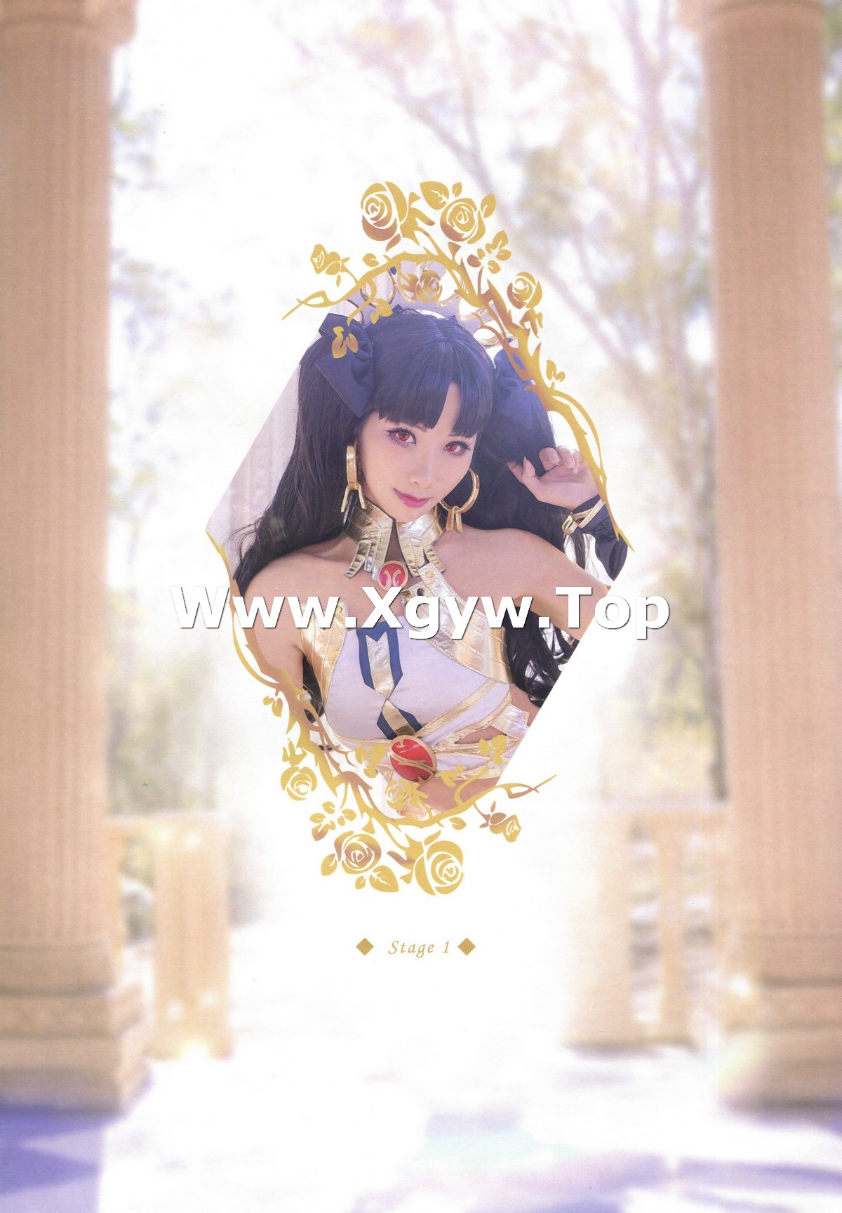 xgyw.top_Coser美女雨波_HaneAme伊斯塔主题美女战神装扮性感服饰秀完美身材诱惑写真78P