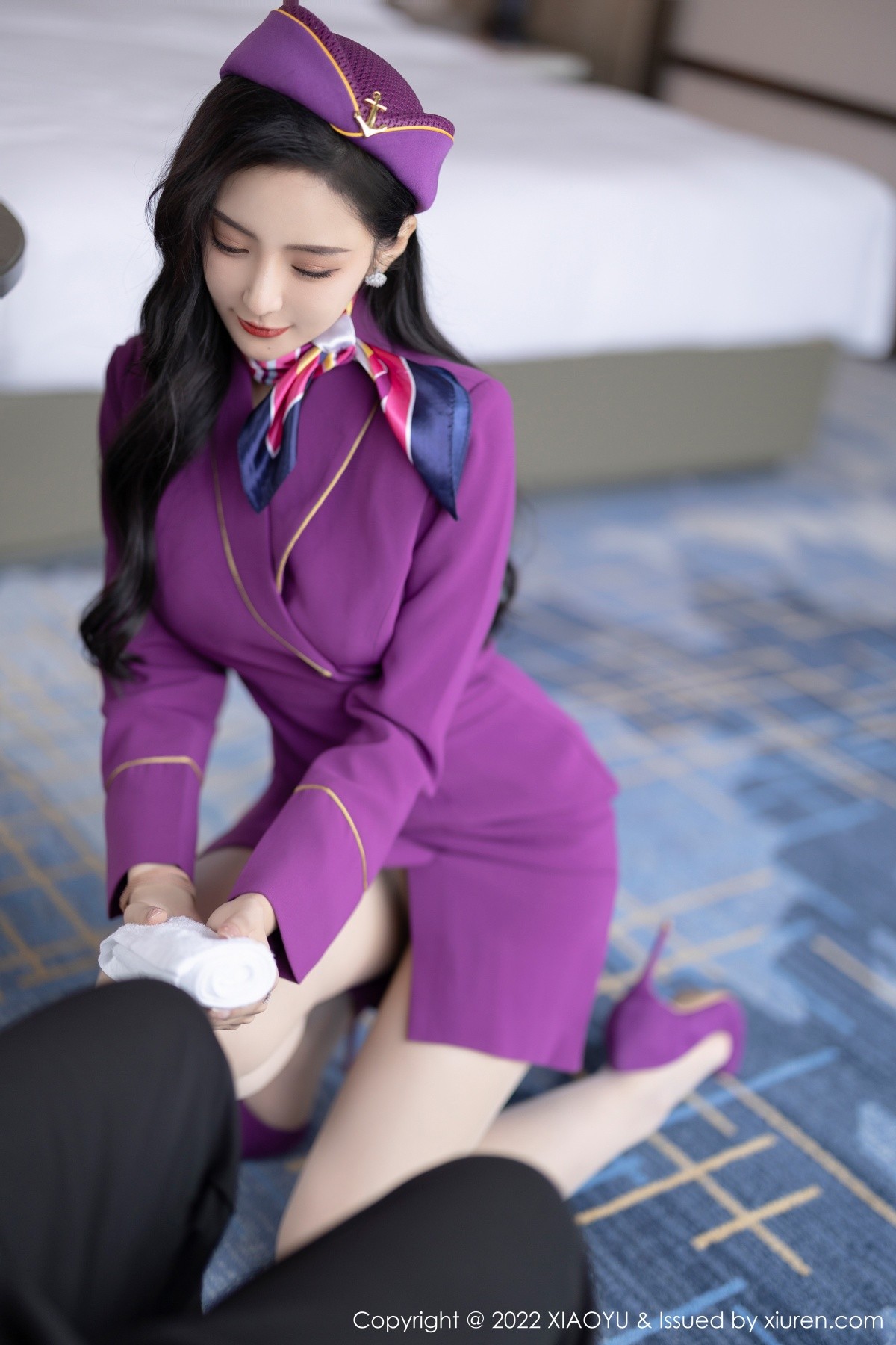 xgyw.top_[XiaoYu画语界]Vol.781_女神王馨瑶yanni角色扮演紫色套装露性感内衣原色丝袜诱惑写真95P