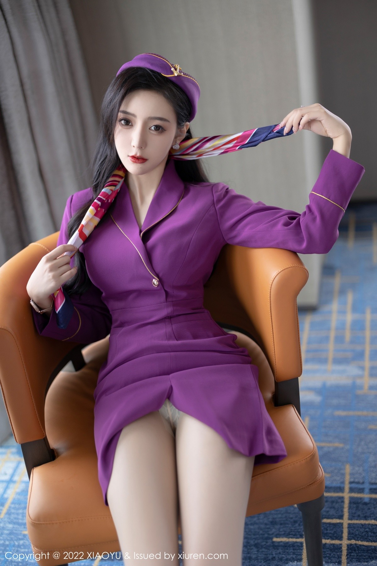 xgyw.top_[XiaoYu画语界]Vol.781_女神王馨瑶yanni角色扮演紫色套装露性感内衣原色丝袜诱惑写真95P