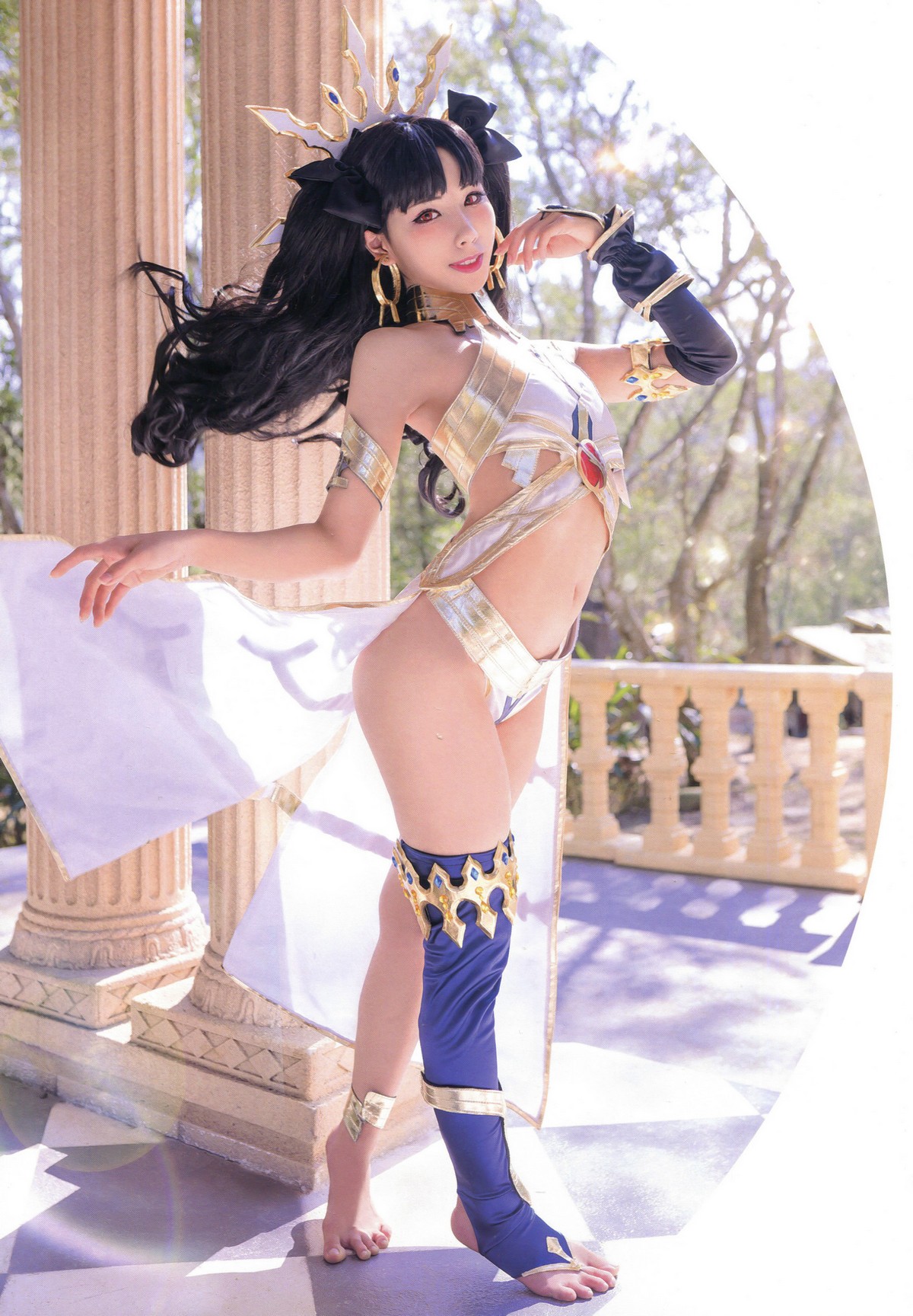 xgyw.top_Coser美女雨波_HaneAme伊斯塔主题美女战神装扮性感服饰秀完美身材诱惑写真78P