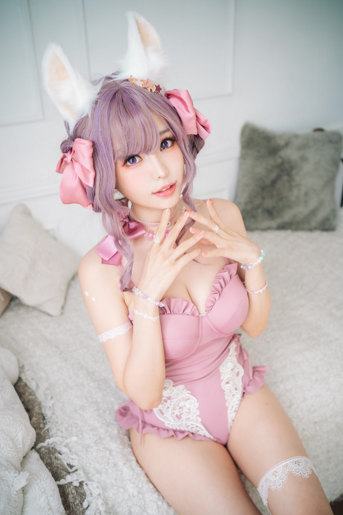 xgyw.top_Coser妹子Ely_eee-Original Swimsuit主题性感粉红连体衣 黑色内衣完美诱惑写真114P