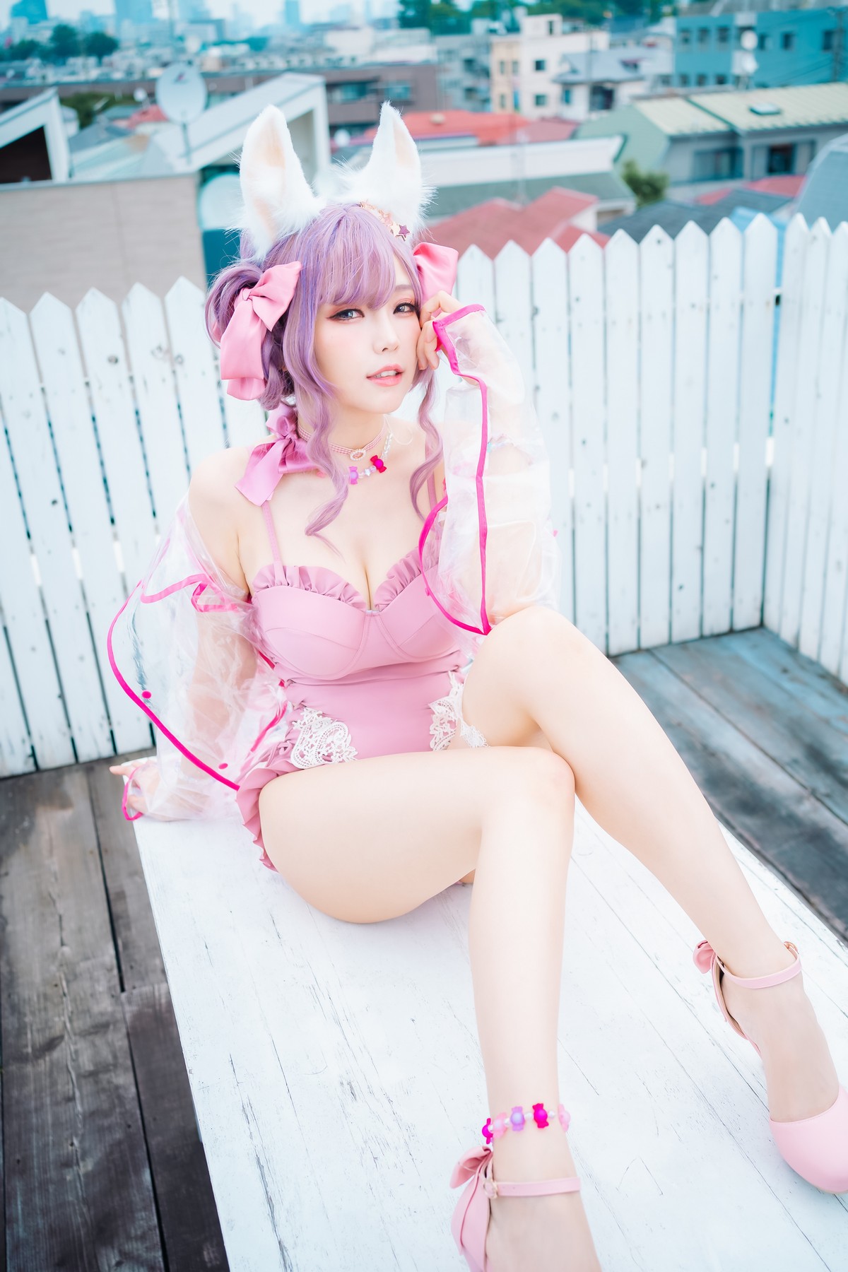 xgyw.top_Coser妹子Ely_eee-Original Swimsuit主题性感粉红连体衣 黑色内衣完美诱惑写真114P