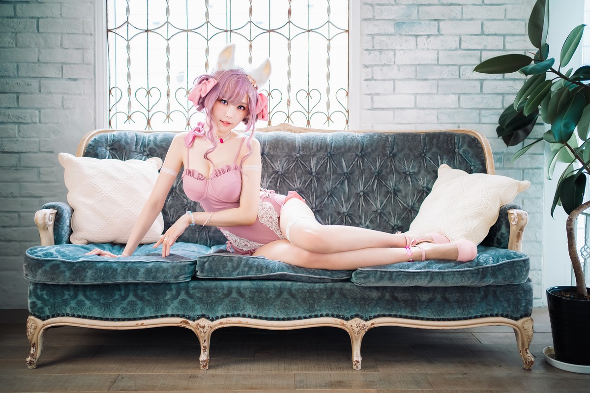 xgyw.top_Coser妹子Ely_eee-Original Swimsuit主题性感粉红连体衣 黑色内衣完美诱惑写真114P