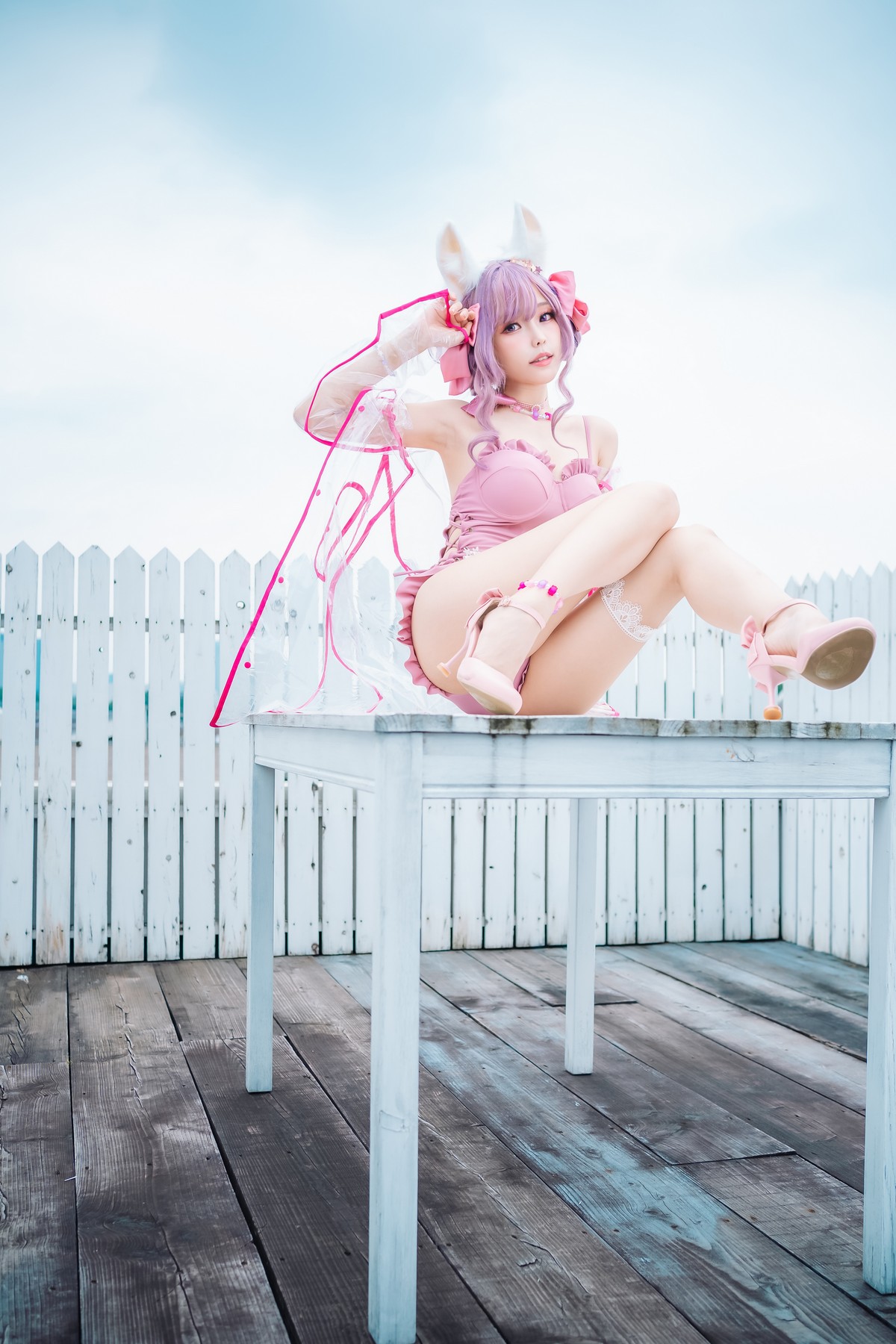 xgyw.top_Coser妹子Ely_eee-Original Swimsuit主题性感粉红连体衣 黑色内衣完美诱惑写真114P