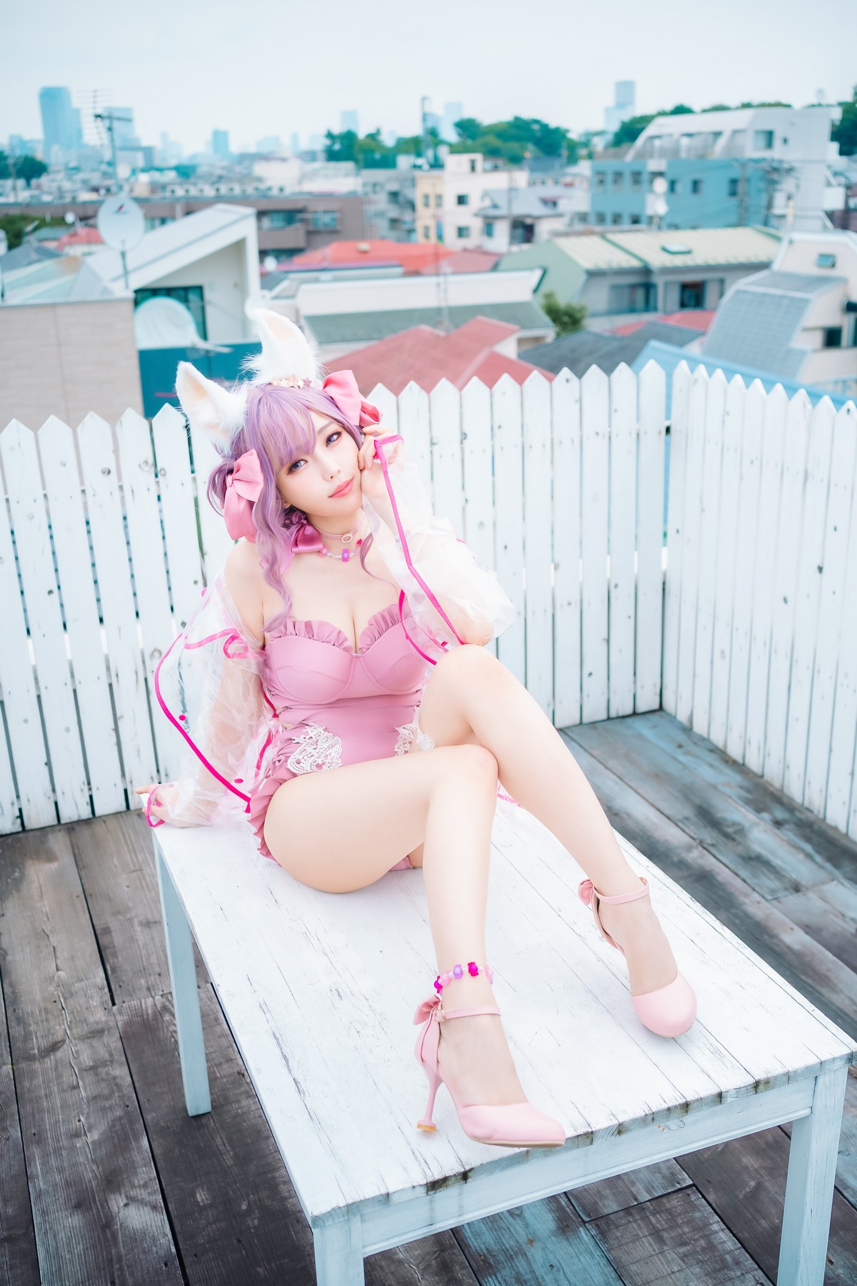 xgyw.top_Coser妹子Ely_eee-Original Swimsuit主题性感粉红连体衣 黑色内衣完美诱惑写真114P