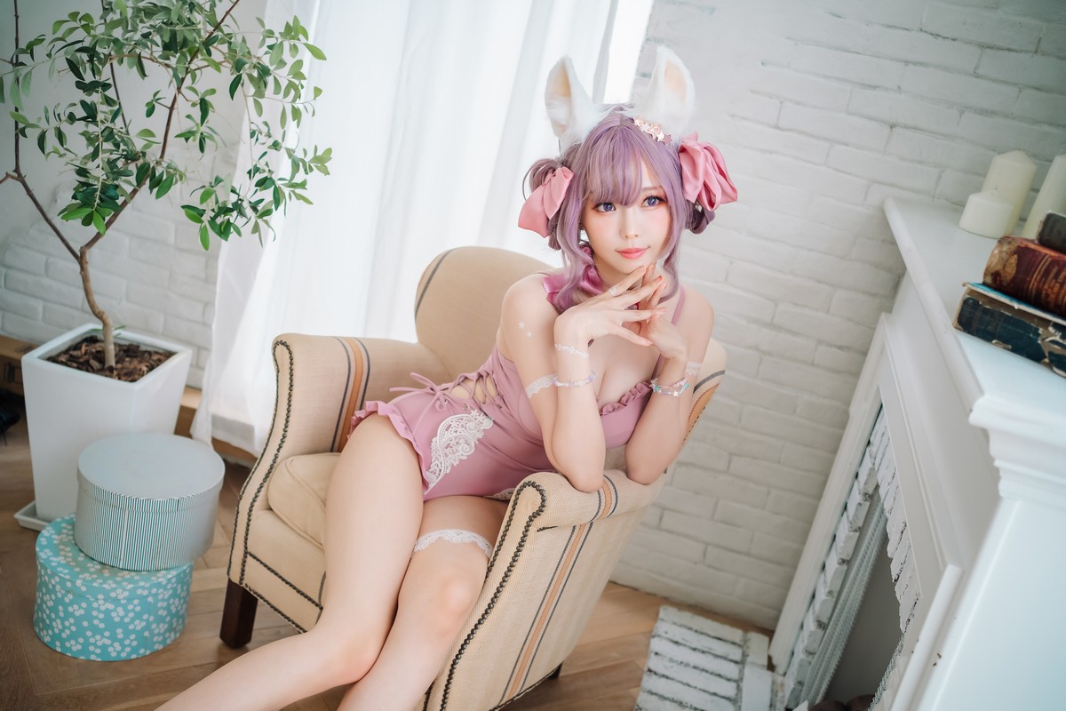 xgyw.top_Coser妹子Ely_eee-Original Swimsuit主题性感粉红连体衣 黑色内衣完美诱惑写真114P