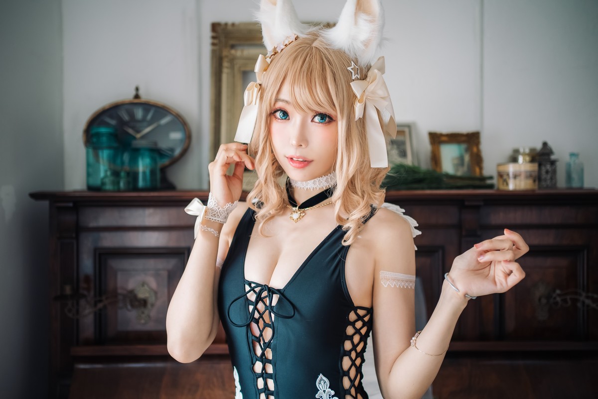 xgyw.top_Coser妹子Ely_eee-Original Swimsuit主题性感粉红连体衣 黑色内衣完美诱惑写真114P