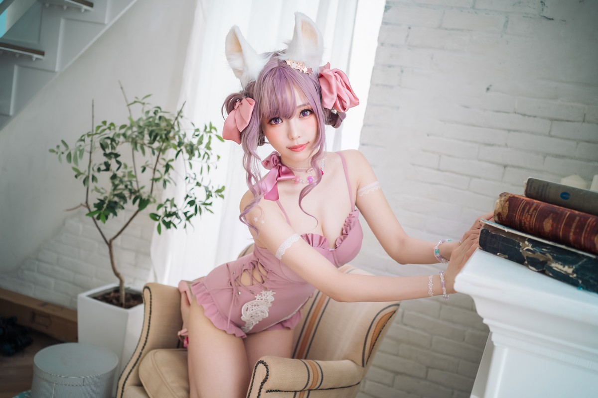 xgyw.top_Coser妹子Ely_eee-Original Swimsuit主题性感粉红连体衣 黑色内衣完美诱惑写真114P