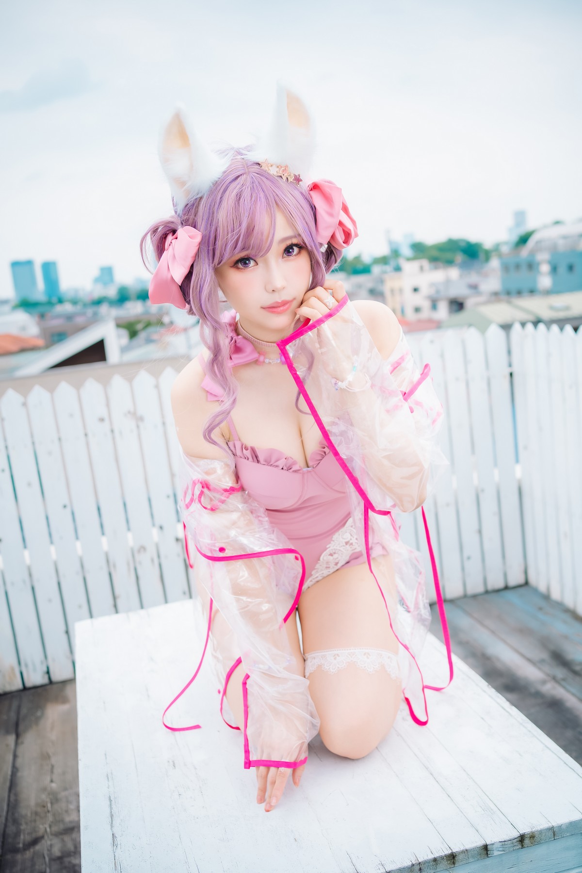 xgyw.top_Coser妹子Ely_eee-Original Swimsuit主题性感粉红连体衣 黑色内衣完美诱惑写真114P