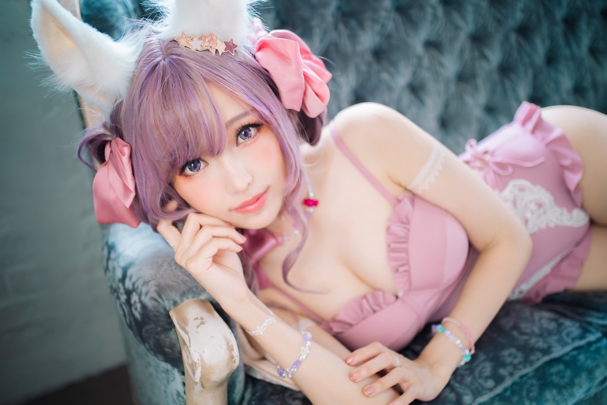 xgyw.top_Coser妹子Ely_eee-Original Swimsuit主题性感粉红连体衣 黑色内衣完美诱惑写真114P