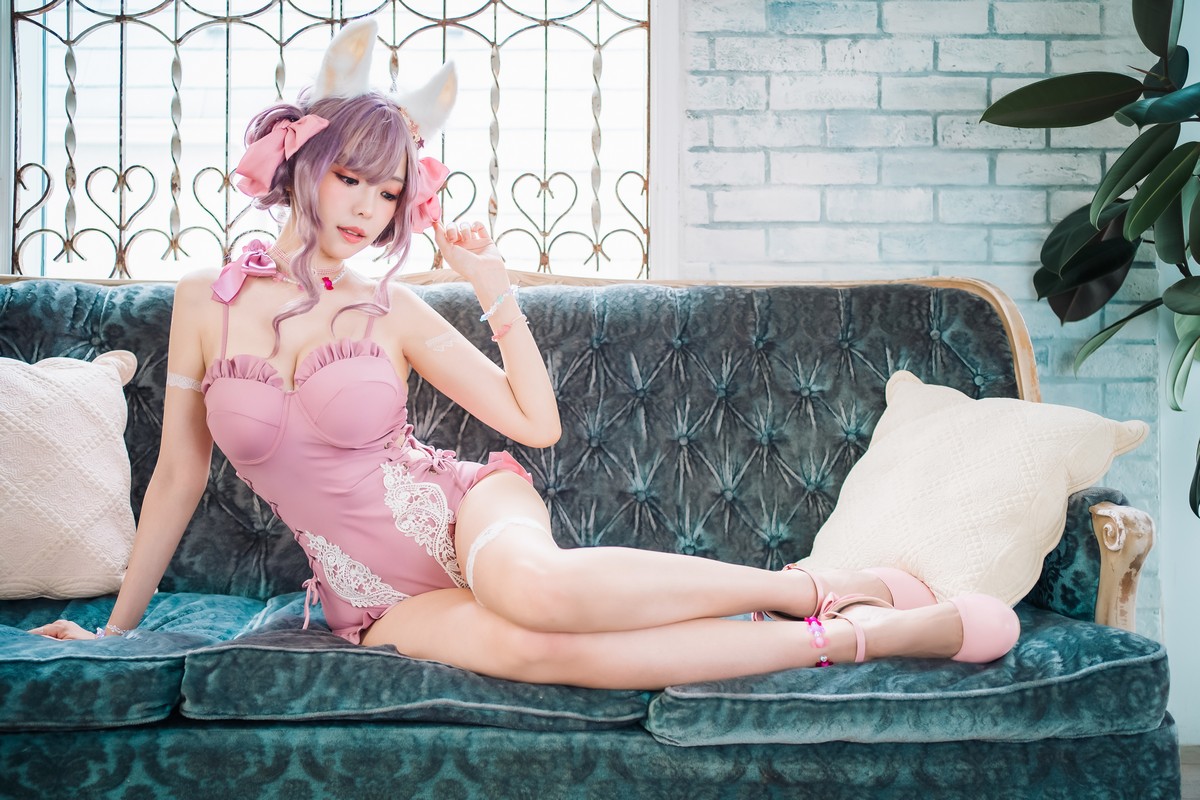 xgyw.top_Coser妹子Ely_eee-Original Swimsuit主题性感粉红连体衣 黑色内衣完美诱惑写真114P