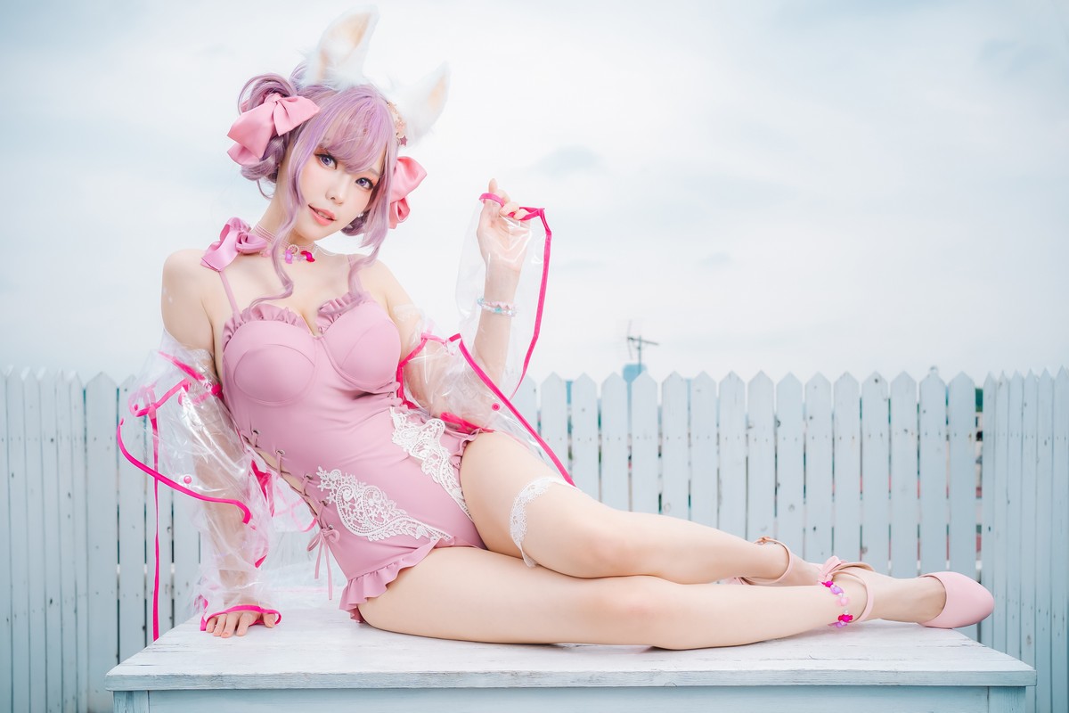 xgyw.top_Coser妹子Ely_eee-Original Swimsuit主题性感粉红连体衣 黑色内衣完美诱惑写真114P