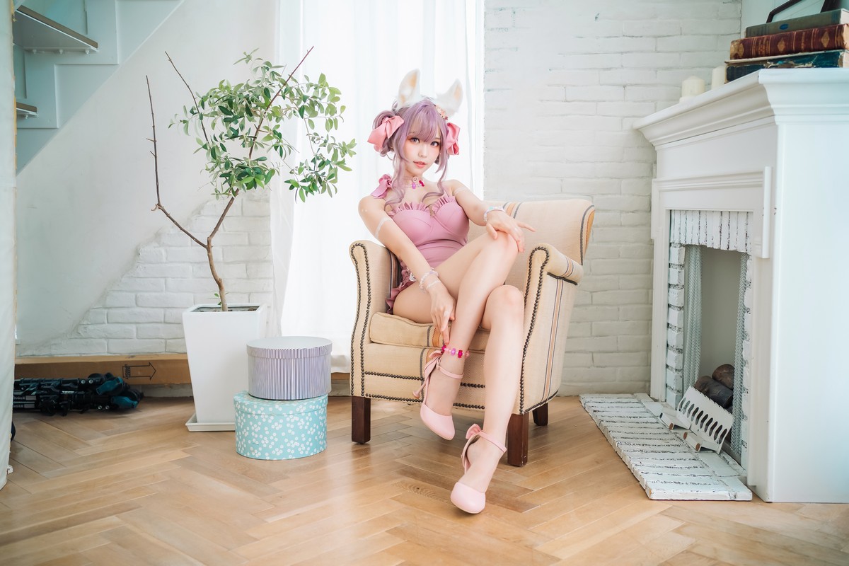 xgyw.top_Coser妹子Ely_eee-Original Swimsuit主题性感粉红连体衣 黑色内衣完美诱惑写真114P