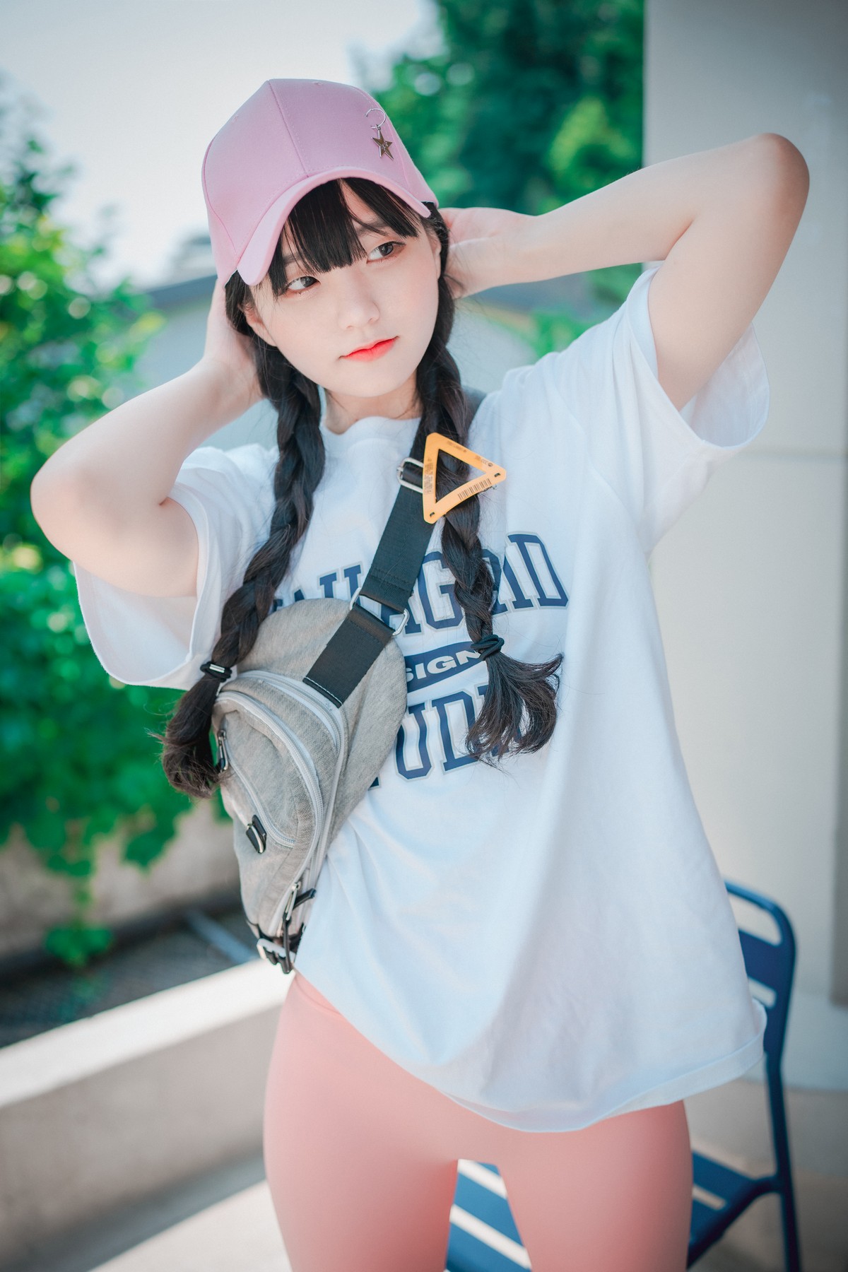 xgyw.top_[DJAWA]No.060_模特Jenny_Loose and Tight Pink主题性感白T配粉色运动裤诱惑写真158P